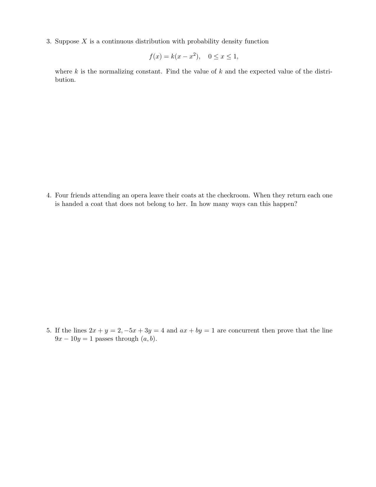 CMI Entrance Exam 2019 Question Paper MSc Data Science - Page 12