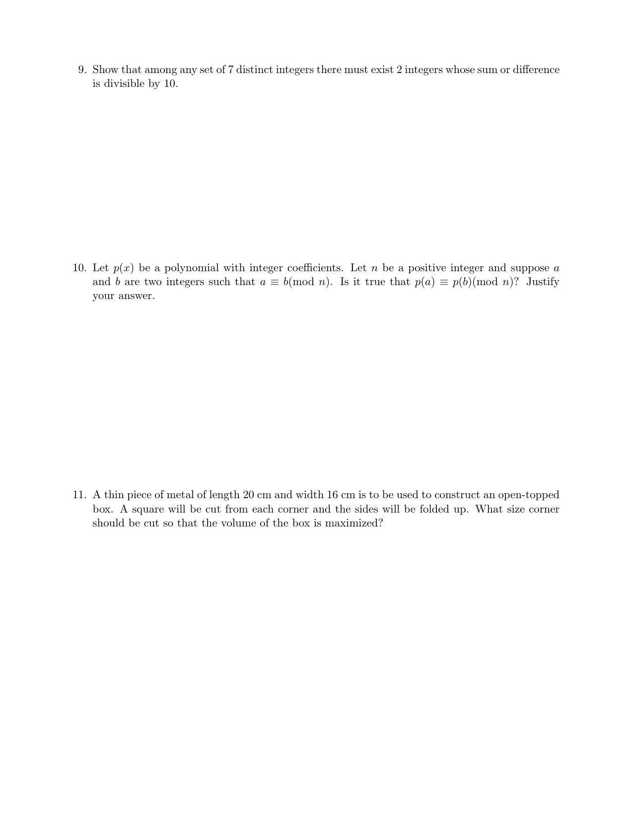 CMI Entrance Exam 2019 Question Paper MSc Data Science - Page 14
