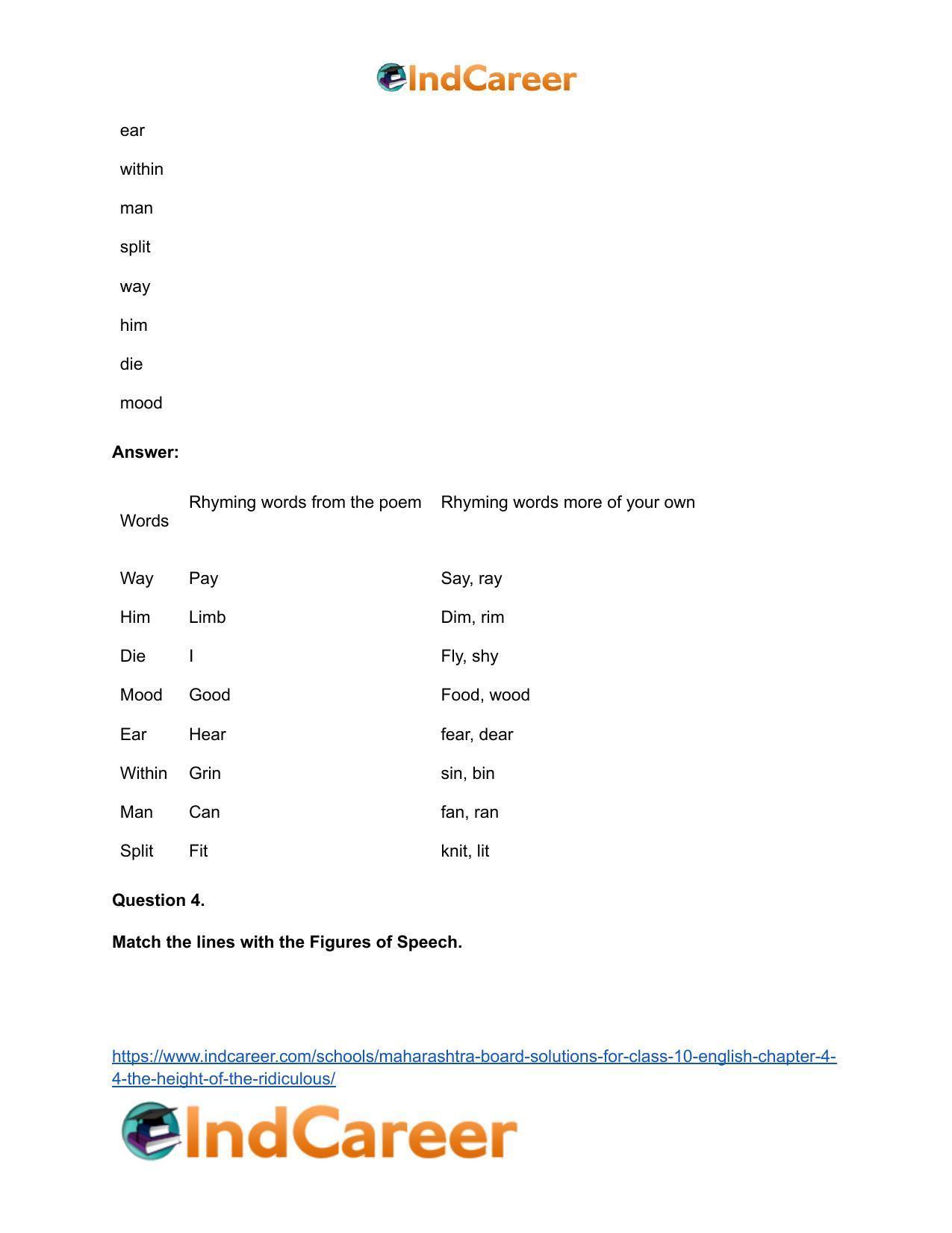 Maharashtra Board Solutions for Class 10- English: Chapter 4.4- The Height of the Ridiculous - Page 8
