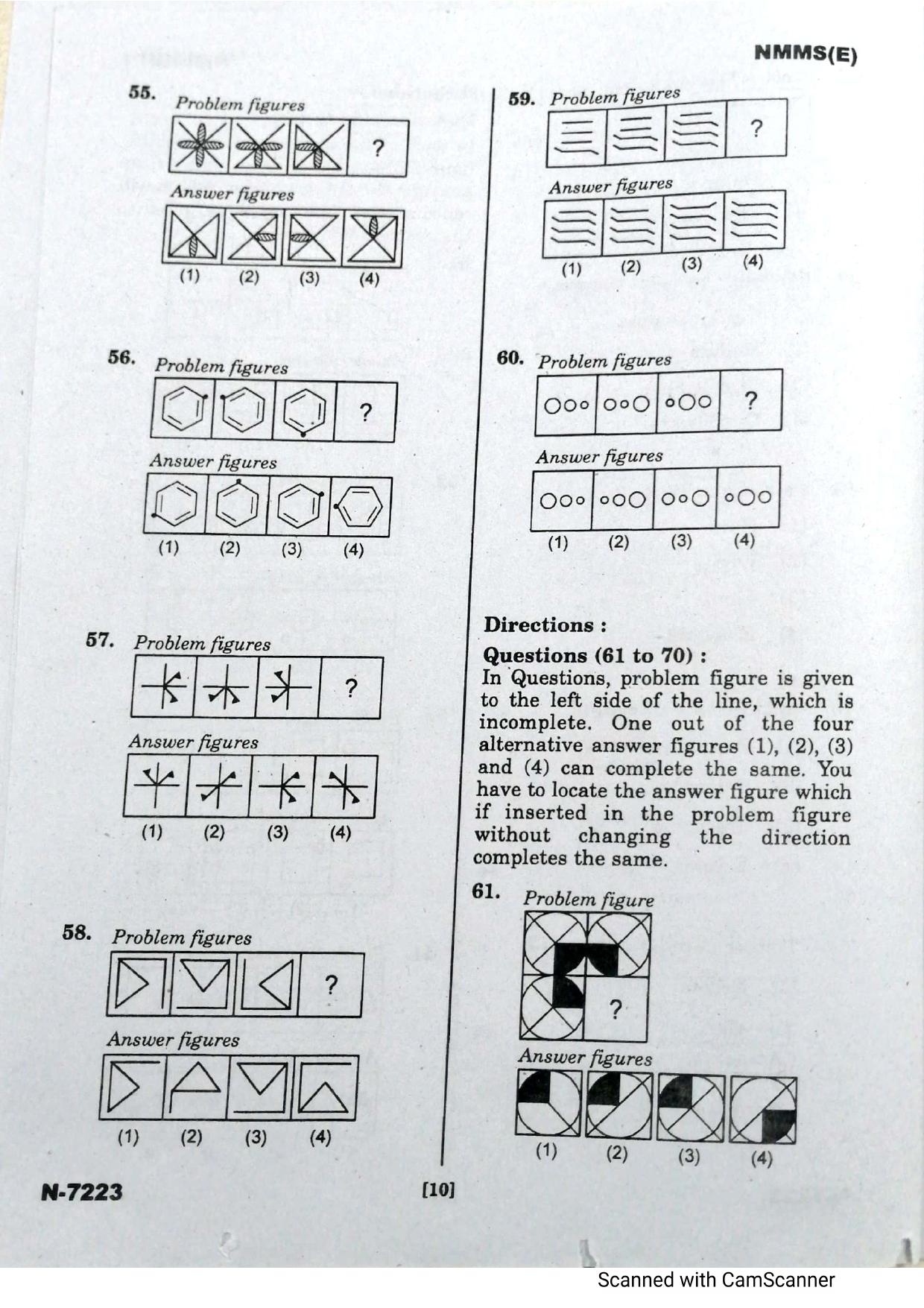 Telangana NMMS Dec 2023 English Question Paper - Page 10