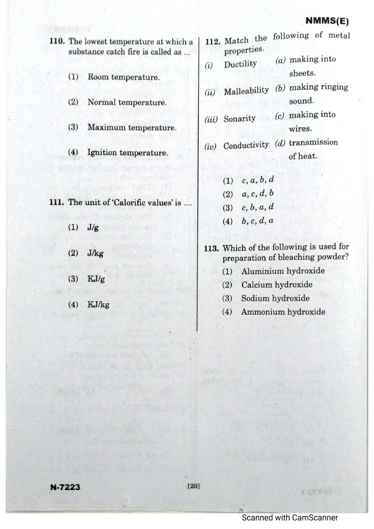 Telangana NMMS Dec 2023 English Question Paper - Page 18