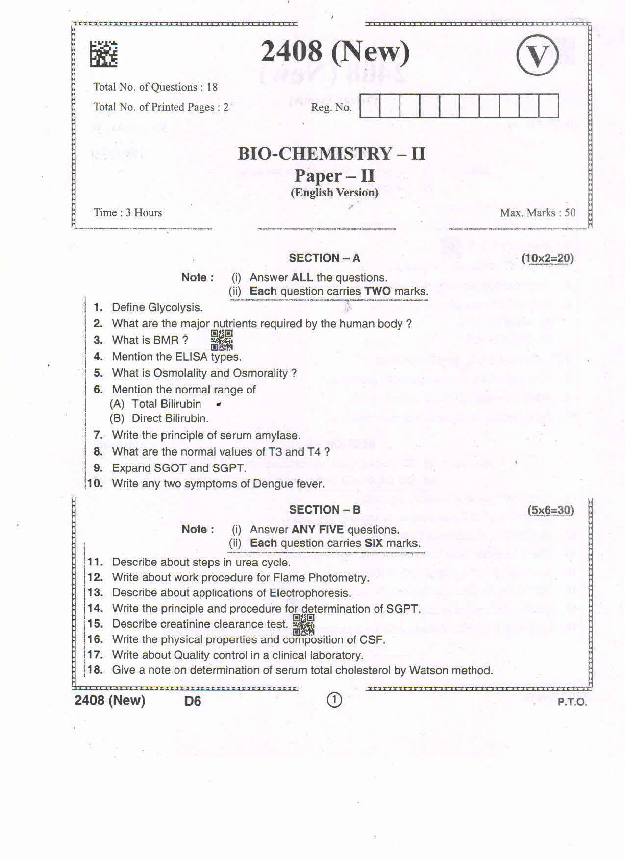 AP Intermediate 2nd Year Vocational Question Paper September-2021- Biological_Science(Botany&Zoology)-I(1006) - Page 1