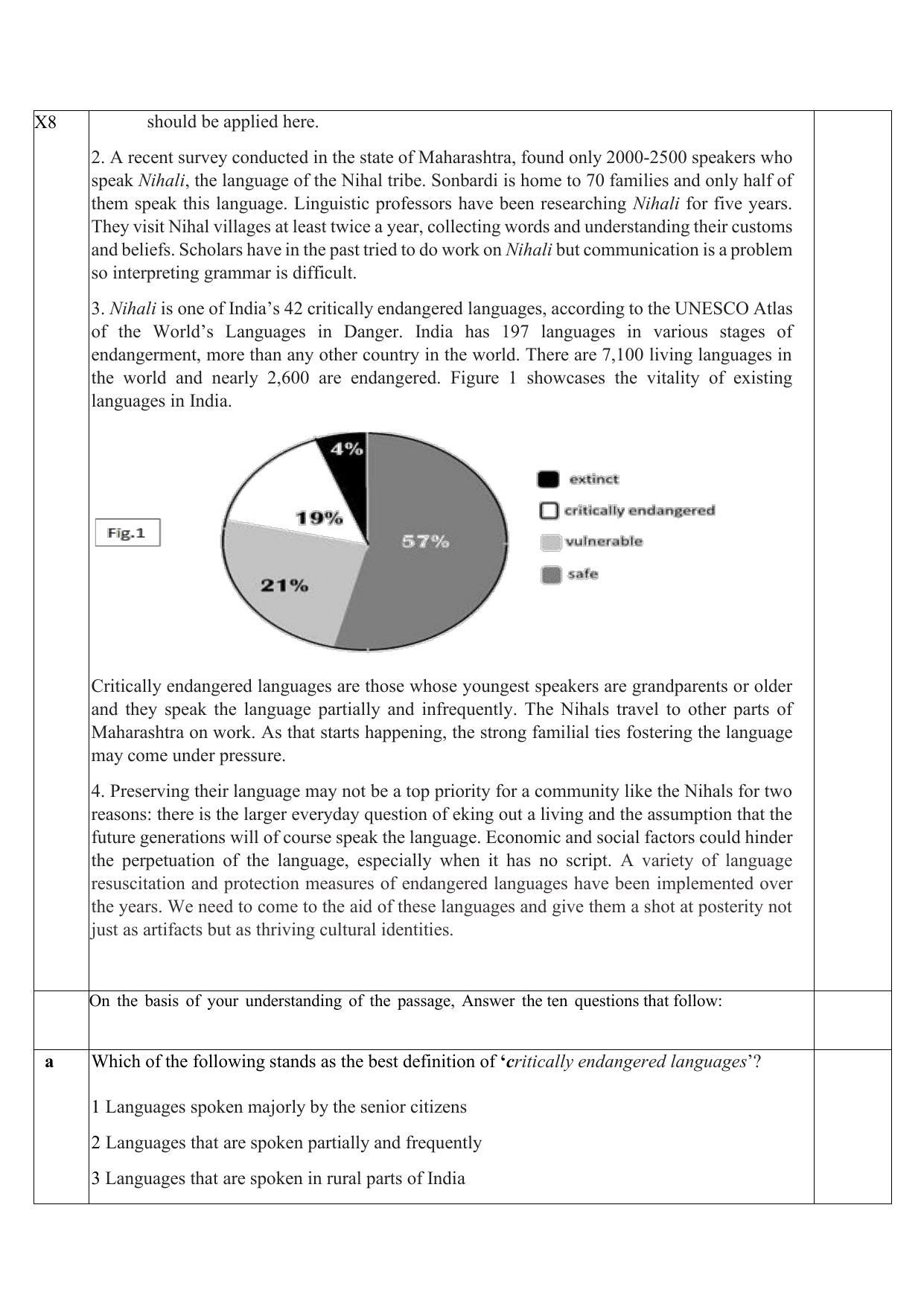 Edudel Class 12 English Sample Question Paper - Page 3