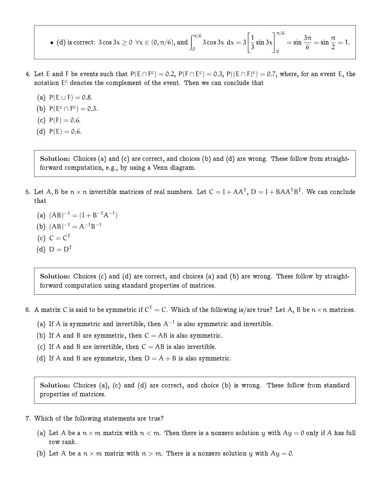 CMI Entrance Exam 2022 Solutions MSc Data Science - Page 4