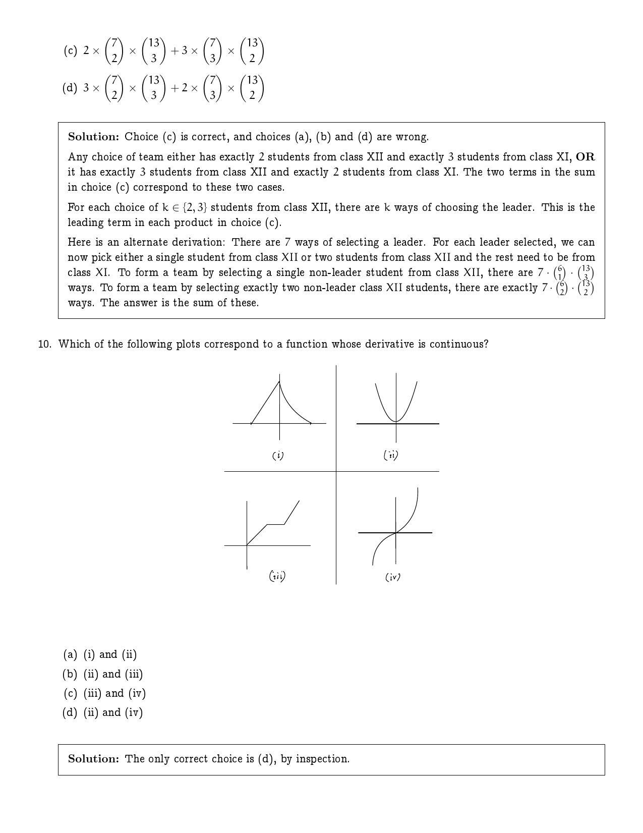 CMI Entrance Exam 2022 Solutions MSc Data Science - Page 6