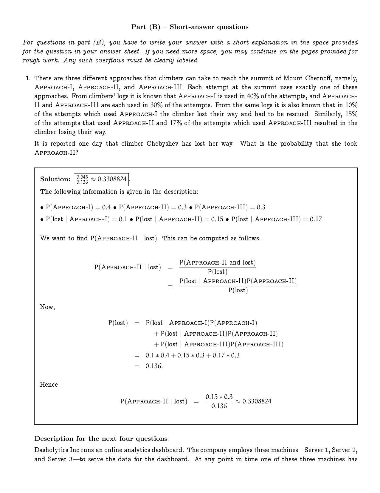 CMI Entrance Exam 2022 Solutions MSc Data Science - Page 12