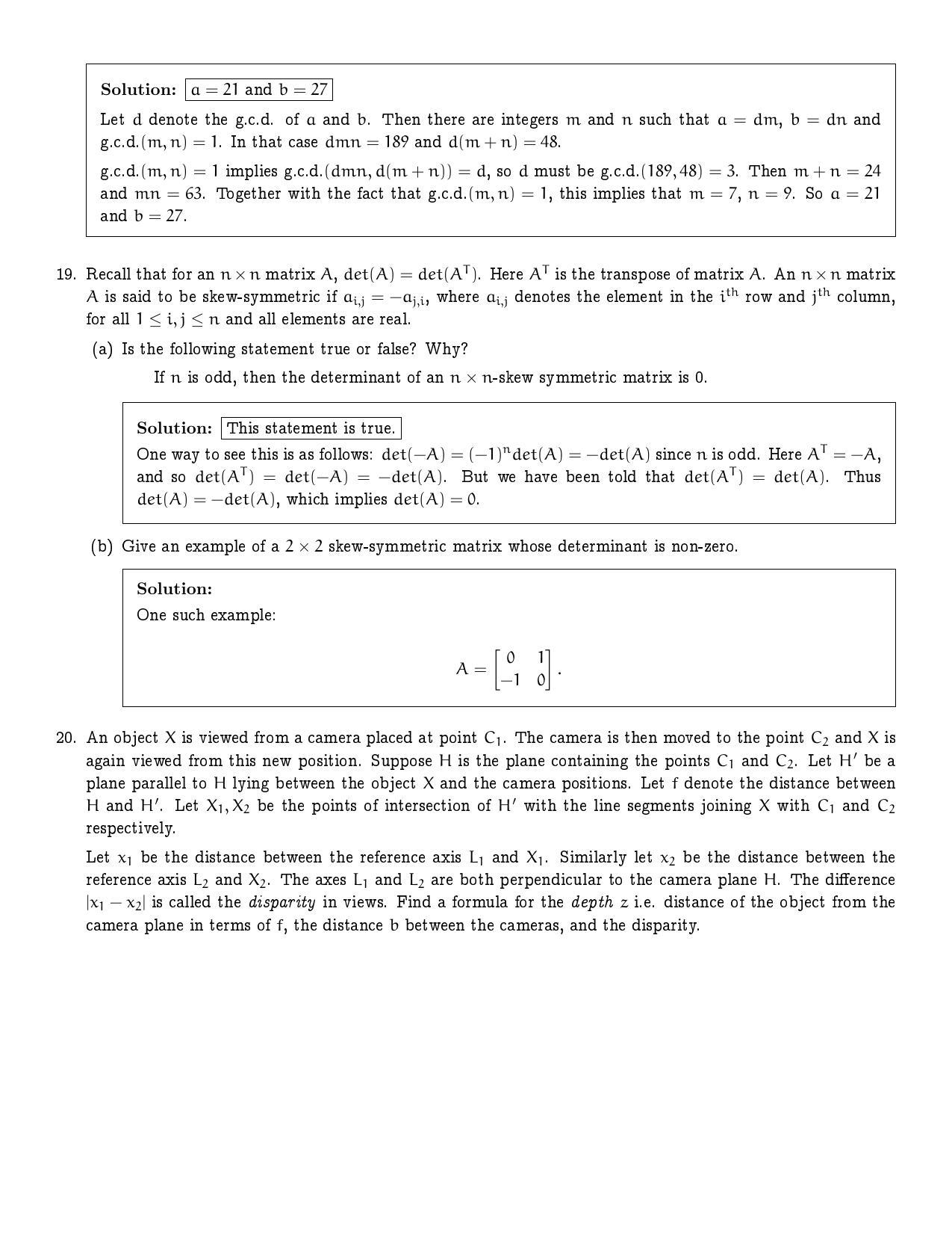 CMI Entrance Exam 2022 Solutions MSc Data Science - Page 22