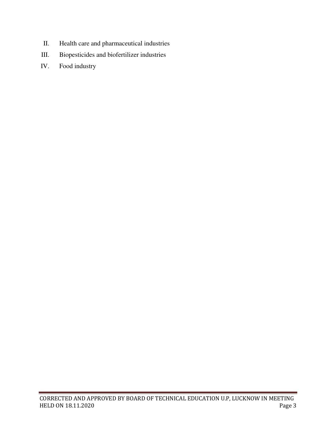 SYLLABUS FOR FIRST SEMESTER SESSION (2020-2021) - TWO SEMESTER POST GRADUATE DIPLOMA COURSE IN BIOTECHNOLOGY (TISSUE CULTURE - Page 5