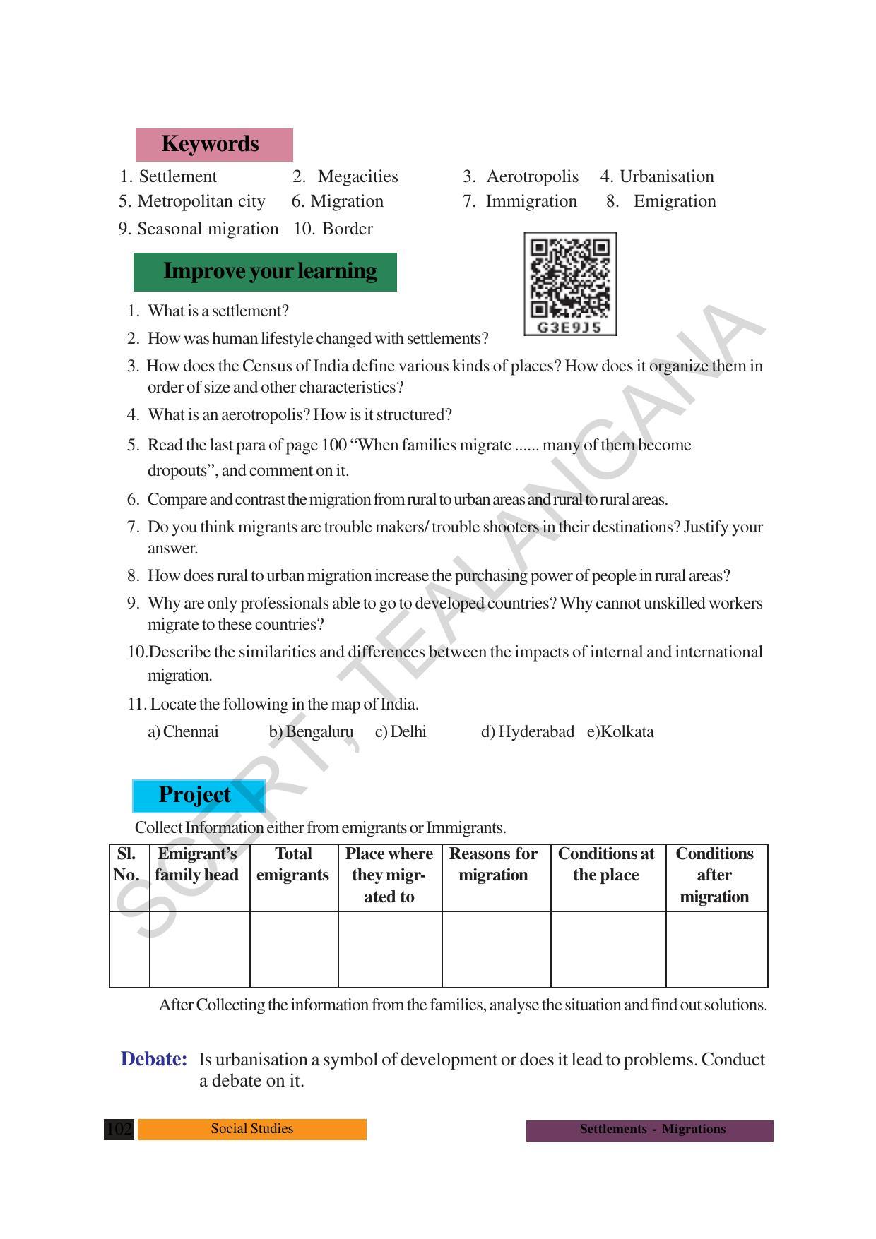 TS SCERT Class 10 Social Science (English Medium) Text Book - Page 114