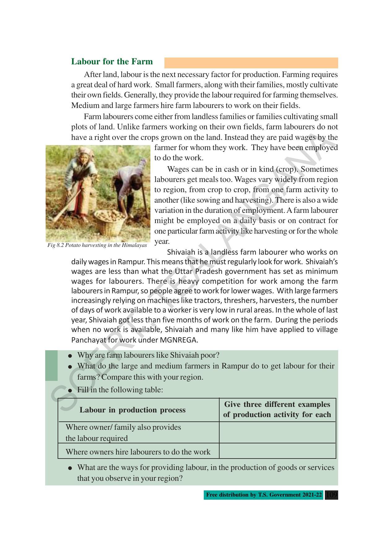 TS SCERT Class 10 Social Science (English Medium) Text Book - Page 121