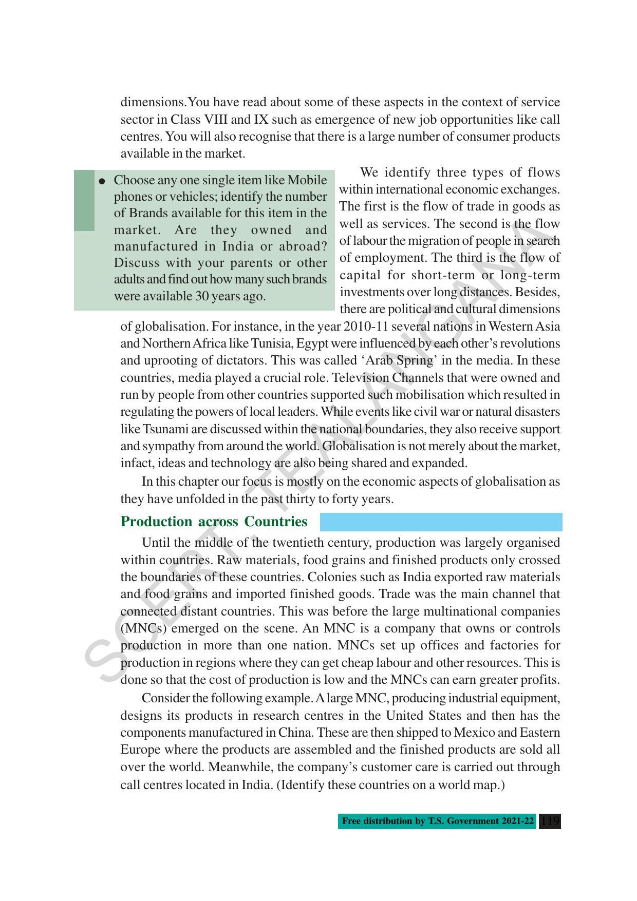 TS SCERT Class 10 Social Science (English Medium) Text Book - Page 131