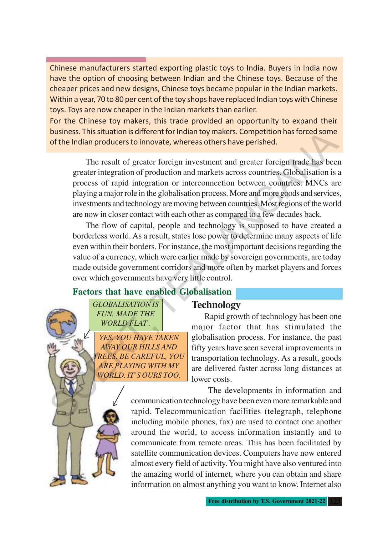 TS SCERT Class 10 Social Science (English Medium) Text Book - Page 135
