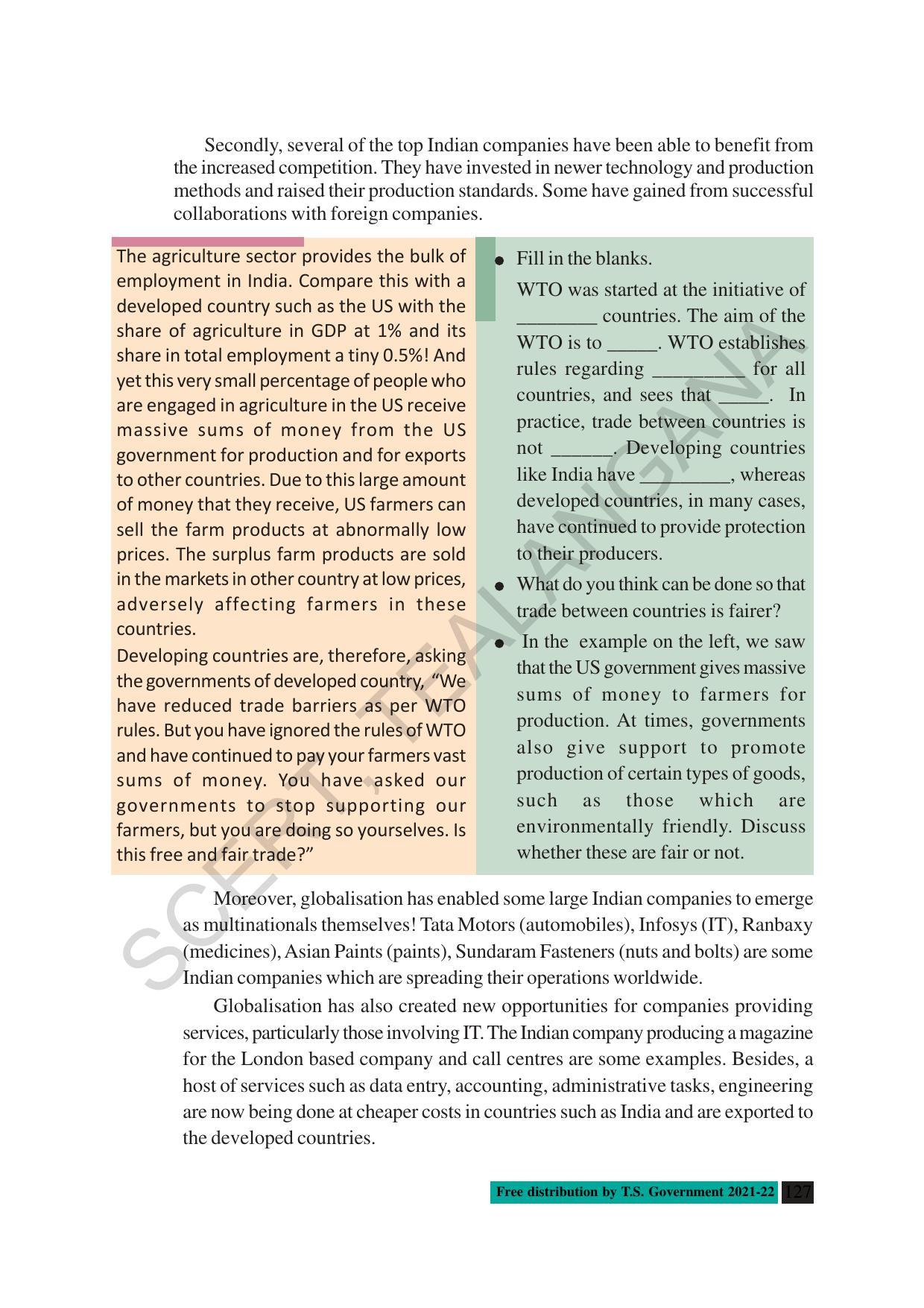 TS SCERT Class 10 Social Science (English Medium) Text Book - Page 139
