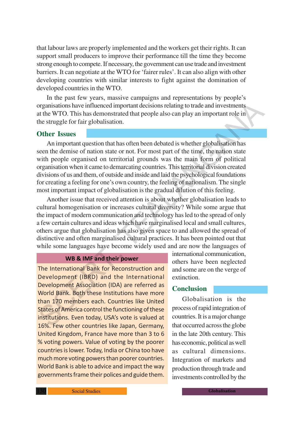 TS SCERT Class 10 Social Science (English Medium) Text Book - Page 142