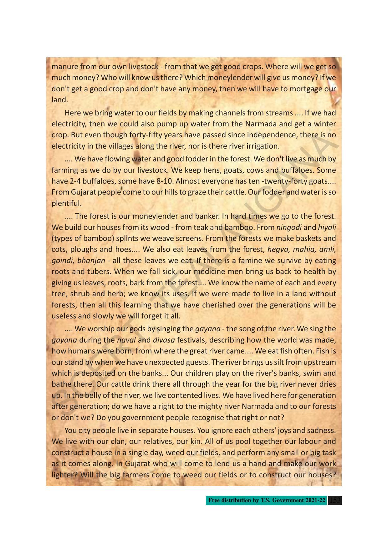 TS SCERT Class 10 Social Science (English Medium) Text Book - Page 165