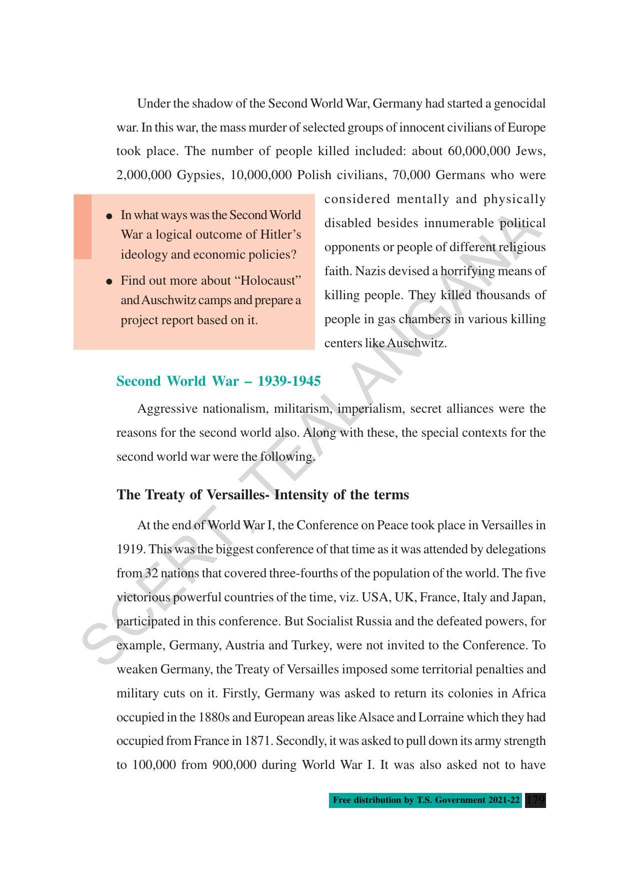 TS SCERT Class 10 Social Science (English Medium) Text Book - Page 191