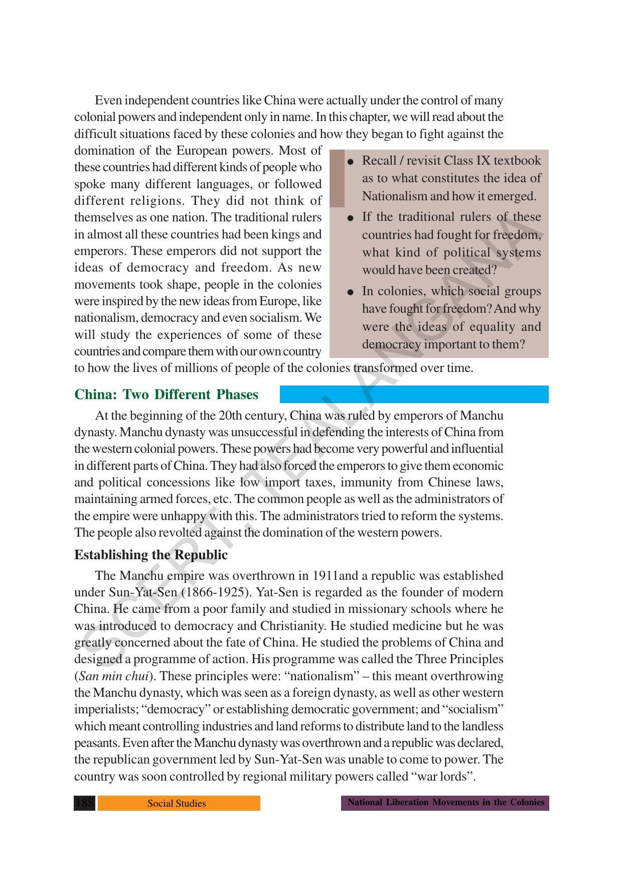 TS SCERT Class 10 Social Science (English Medium) Text Book - Page 200