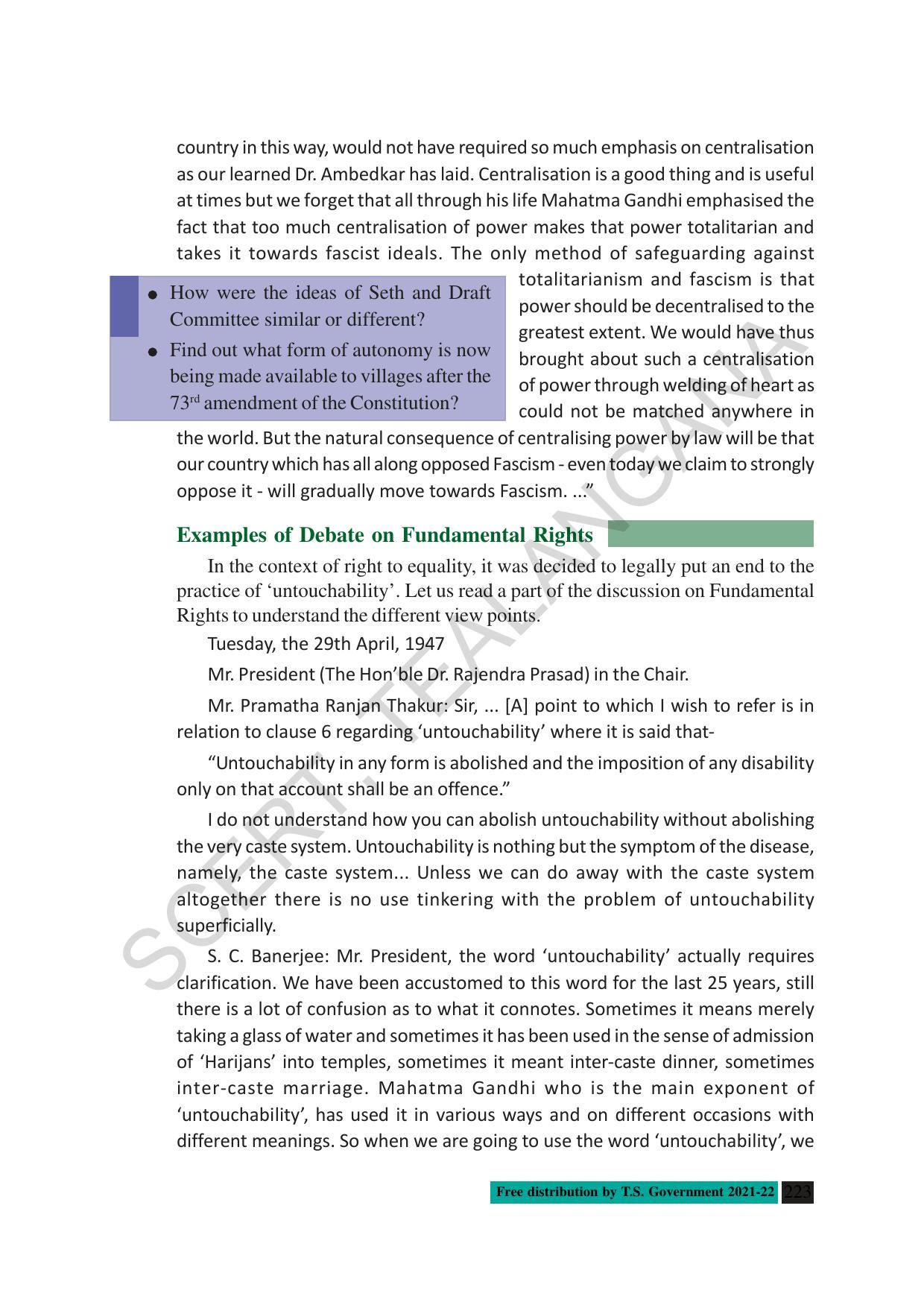 TS SCERT Class 10 Social Science (English Medium) Text Book - Page 235