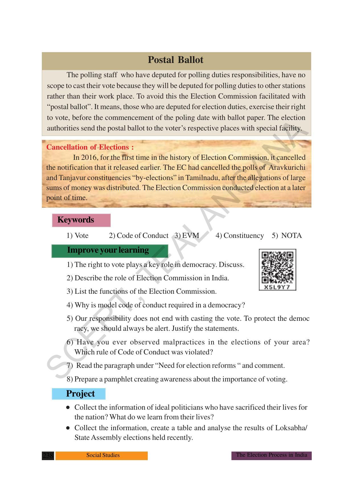 TS SCERT Class 10 Social Science (English Medium) Text Book - Page 250