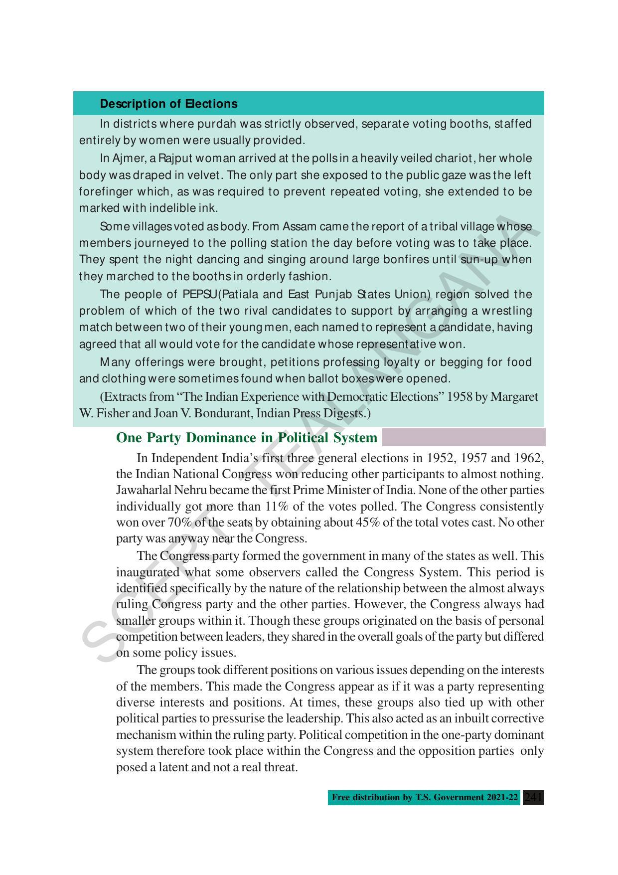 TS SCERT Class 10 Social Science (English Medium) Text Book - Page 253