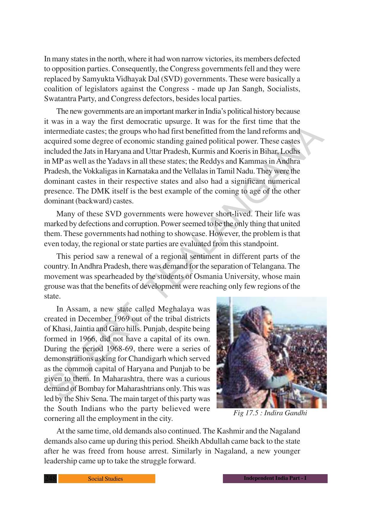 TS SCERT Class 10 Social Science (English Medium) Text Book - Page 260
