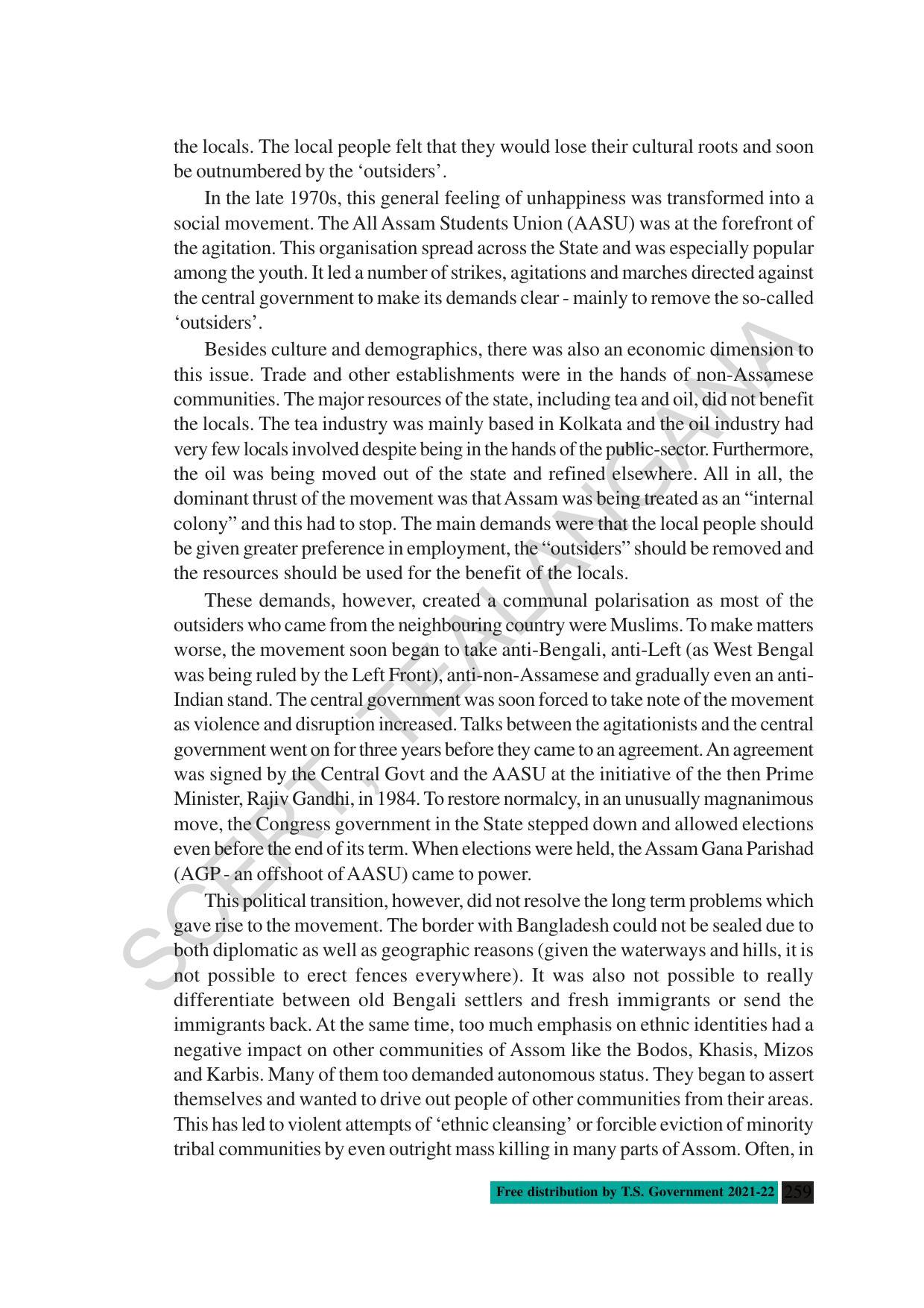 TS SCERT Class 10 Social Science (English Medium) Text Book - Page 271