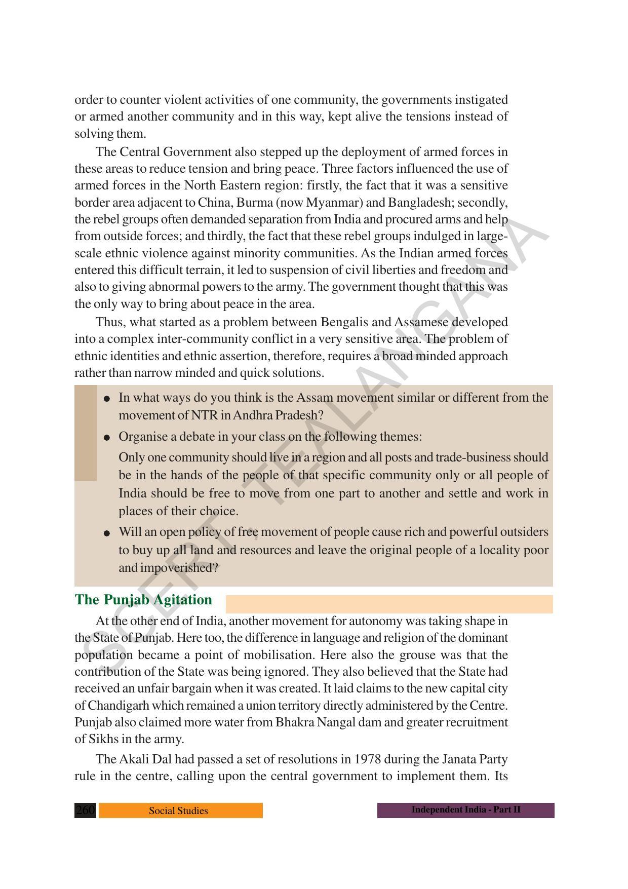 TS SCERT Class 10 Social Science (English Medium) Text Book - Page 272