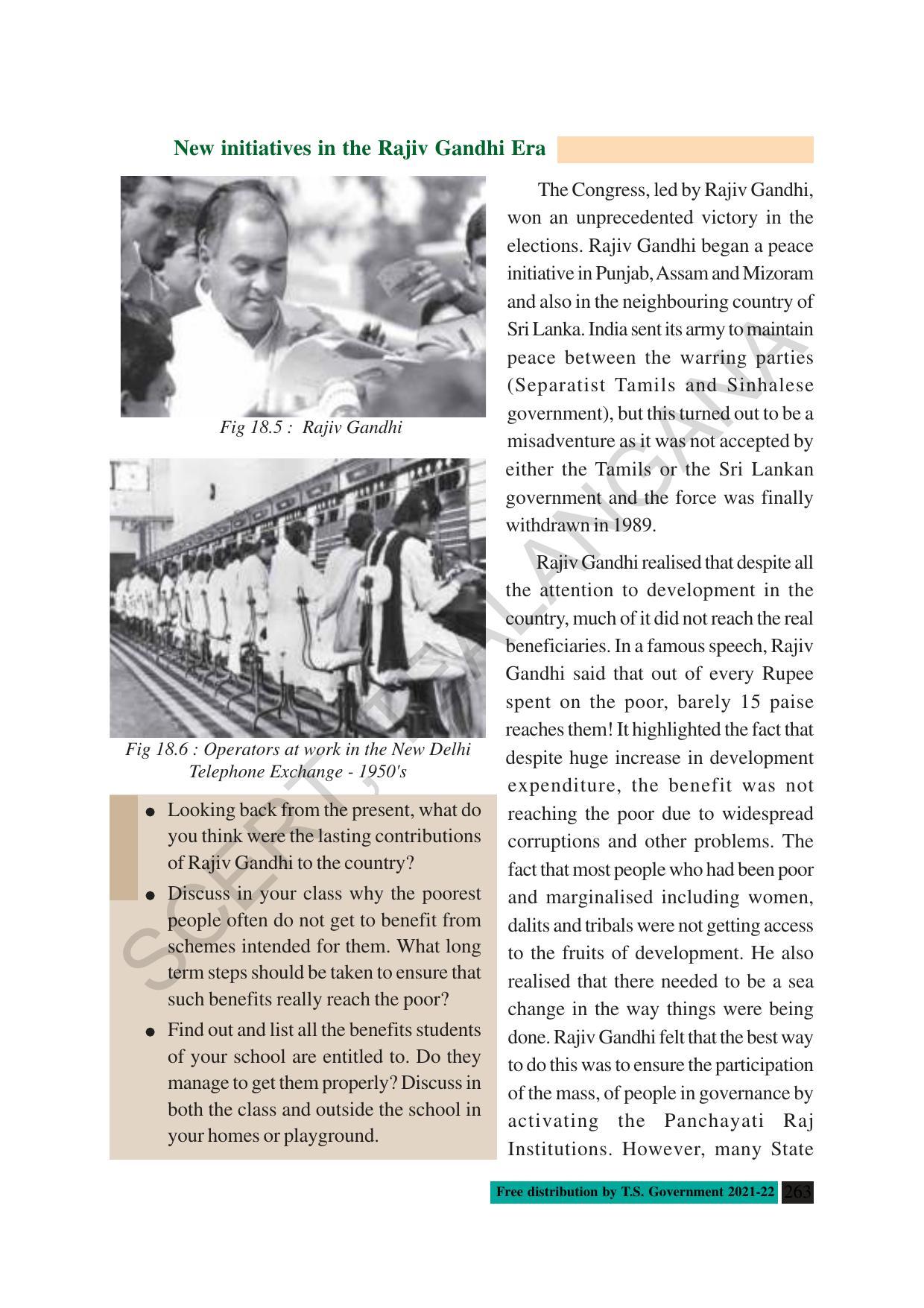 TS SCERT Class 10 Social Science (English Medium) Text Book - Page 275