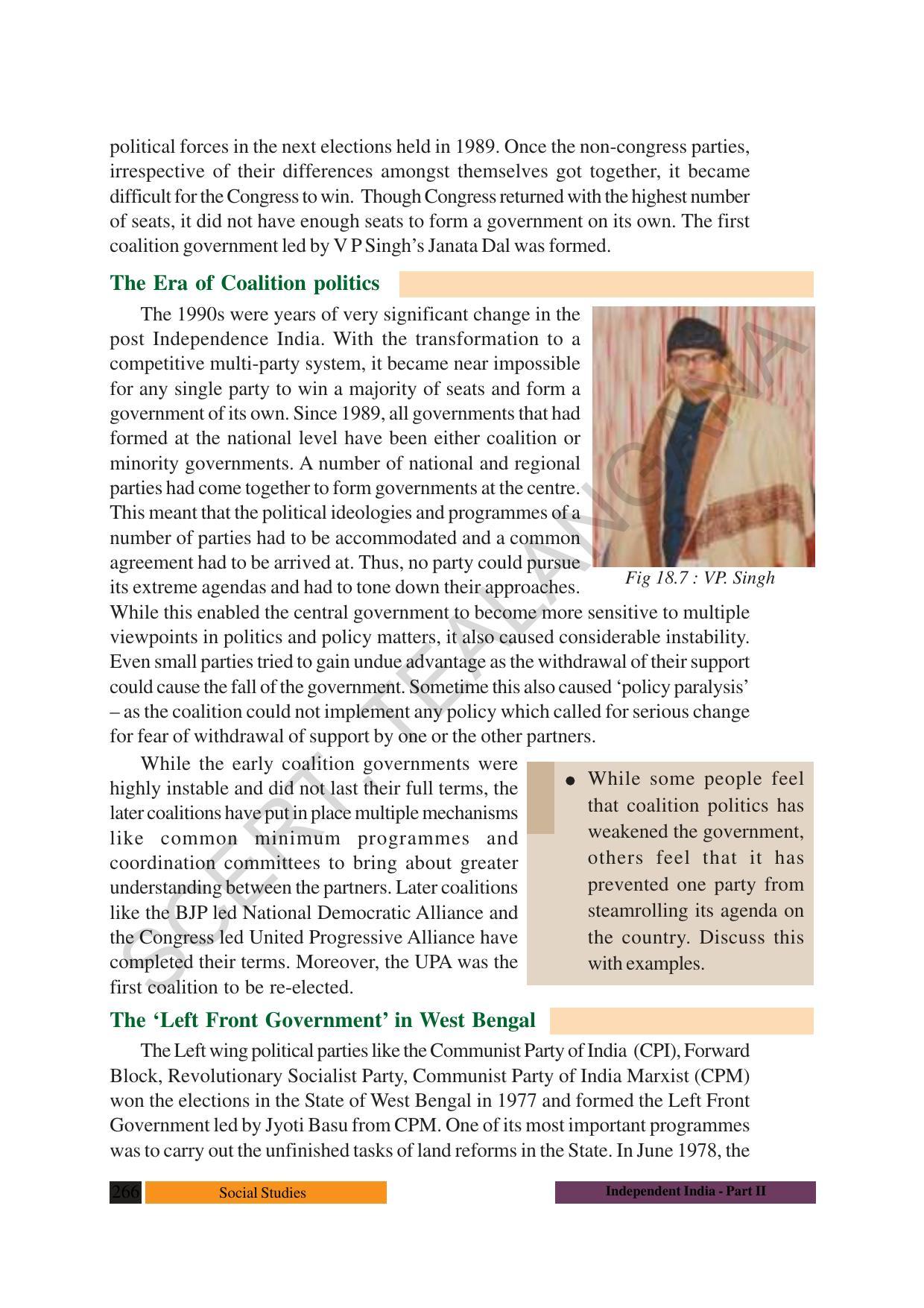 TS SCERT Class 10 Social Science (English Medium) Text Book - Page 278