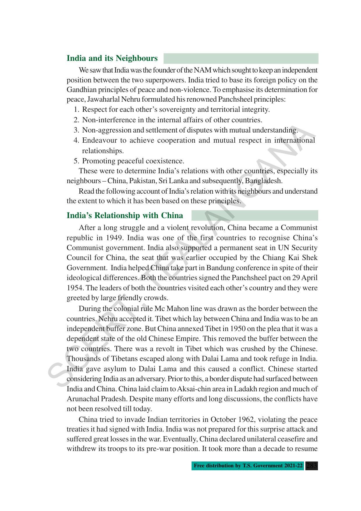 TS SCERT Class 10 Social Science (English Medium) Text Book - Page 295
