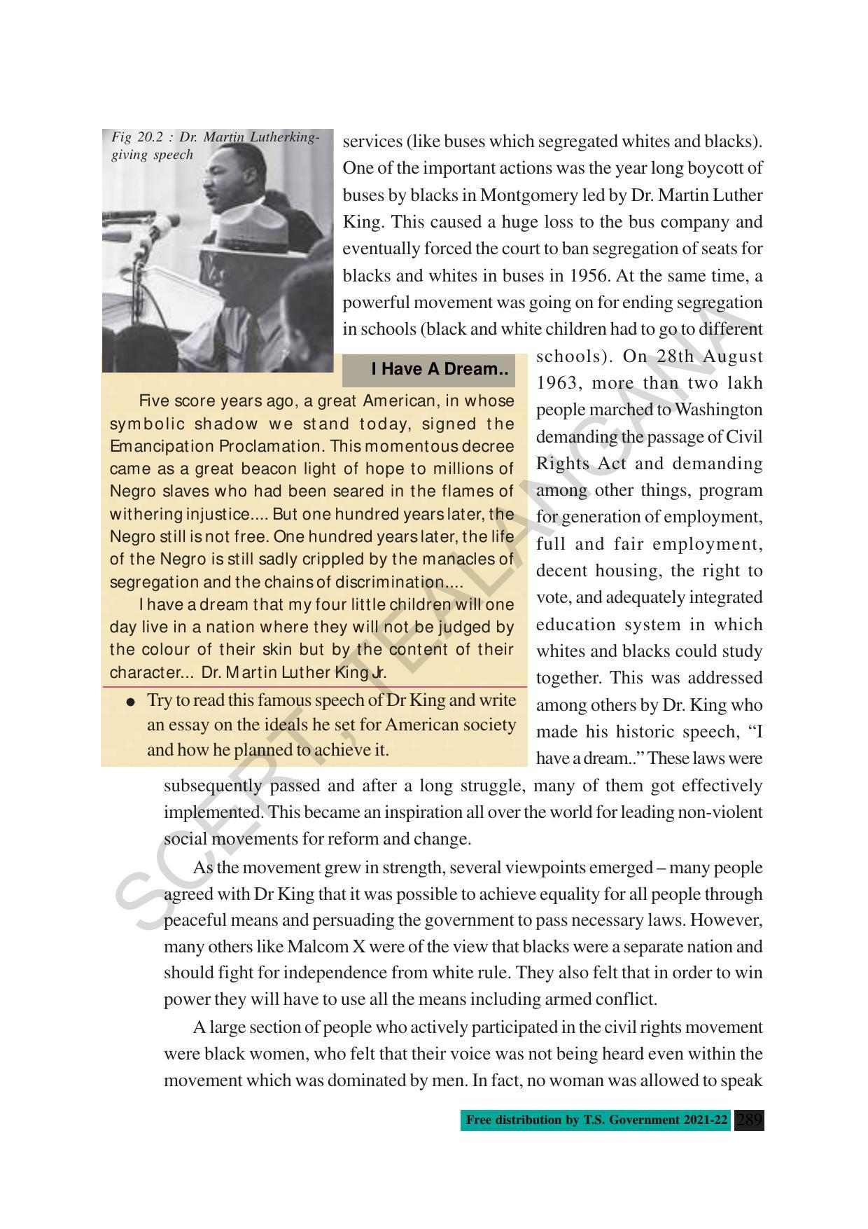 TS SCERT Class 10 Social Science (English Medium) Text Book - Page 301