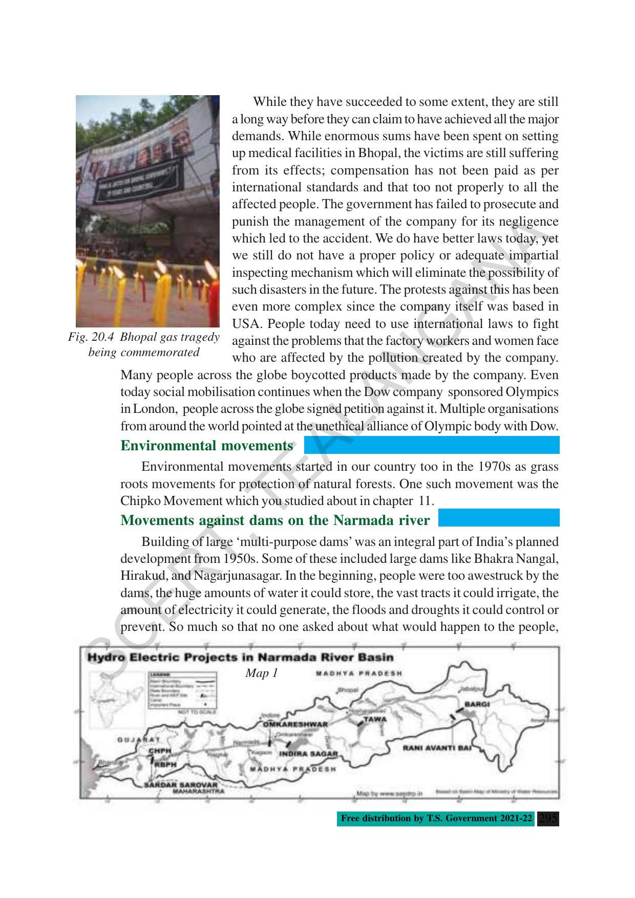 TS SCERT Class 10 Social Science (English Medium) Text Book - Page 307