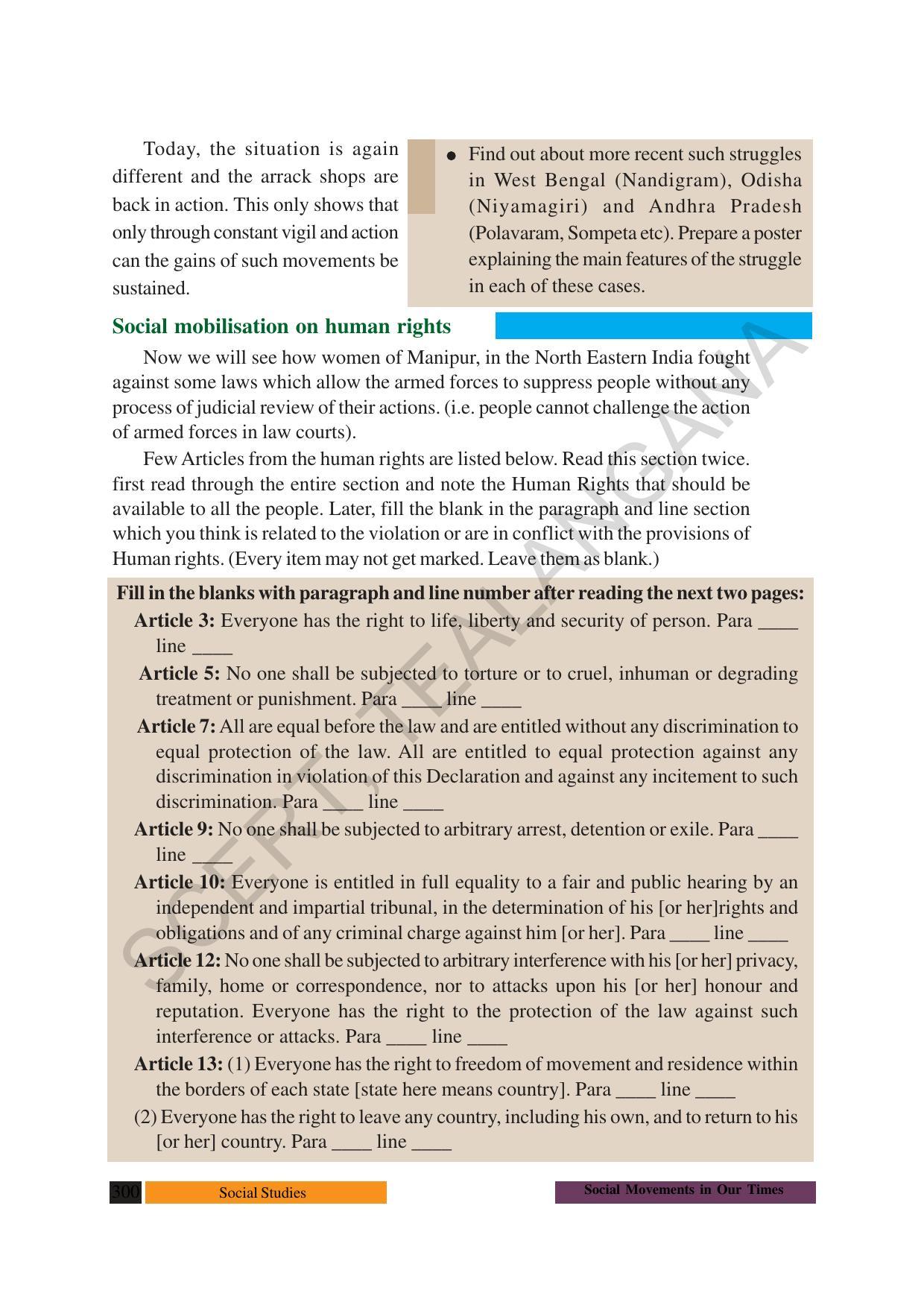 TS SCERT Class 10 Social Science (English Medium) Text Book - Page 312