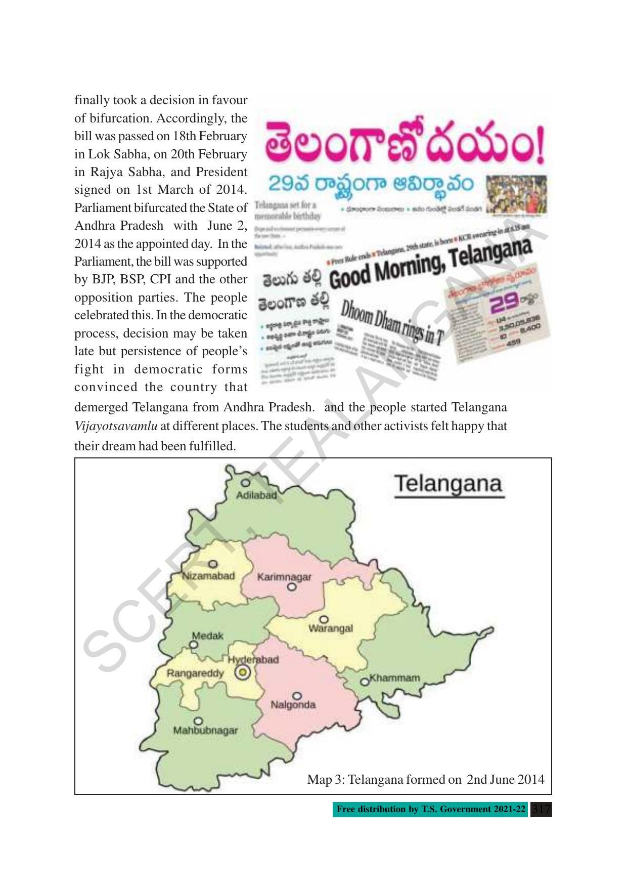 TS SCERT Class 10 Social Science (English Medium) Text Book - Page 329