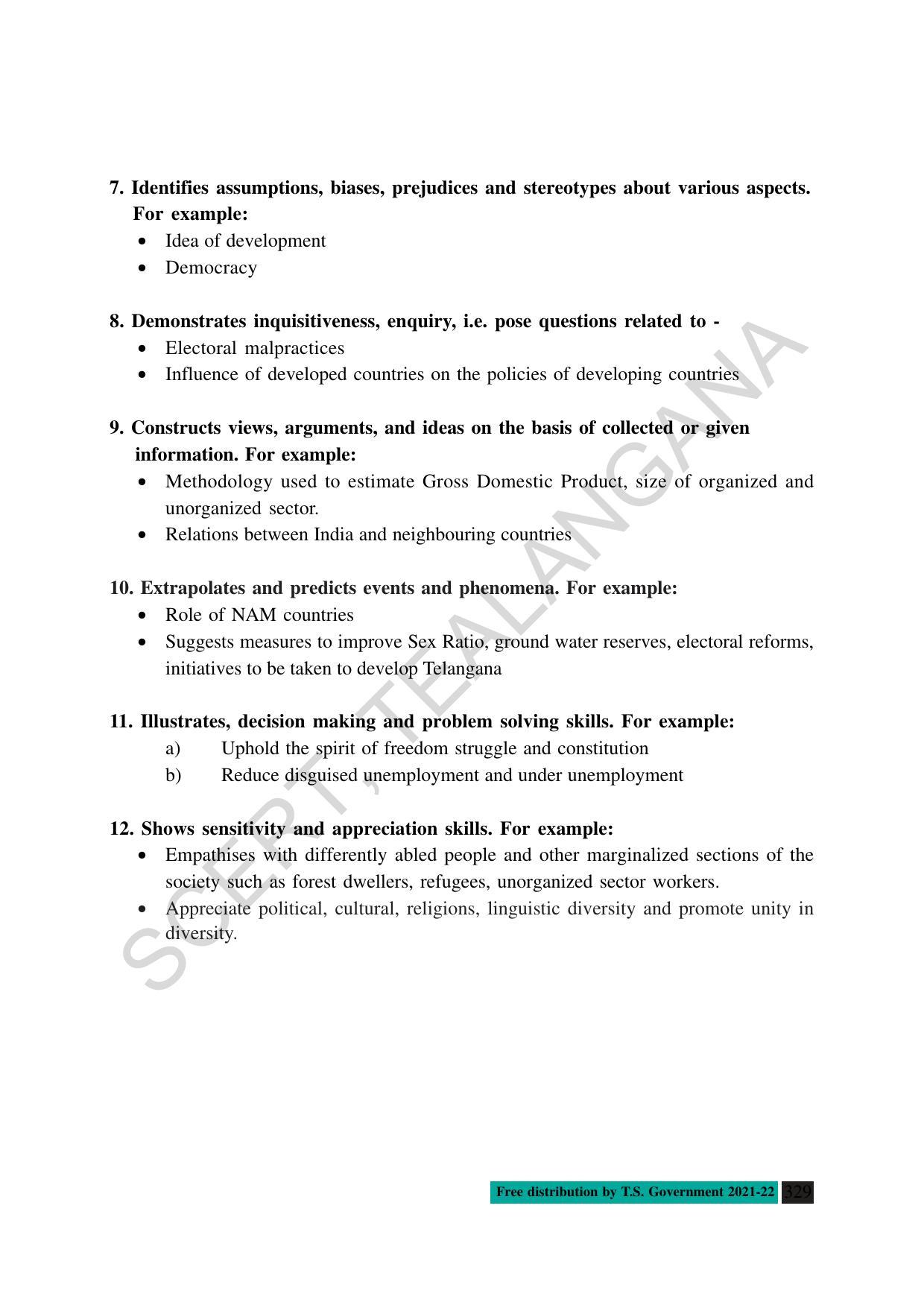 TS SCERT Class 10 Social Science (English Medium) Text Book - Page 341