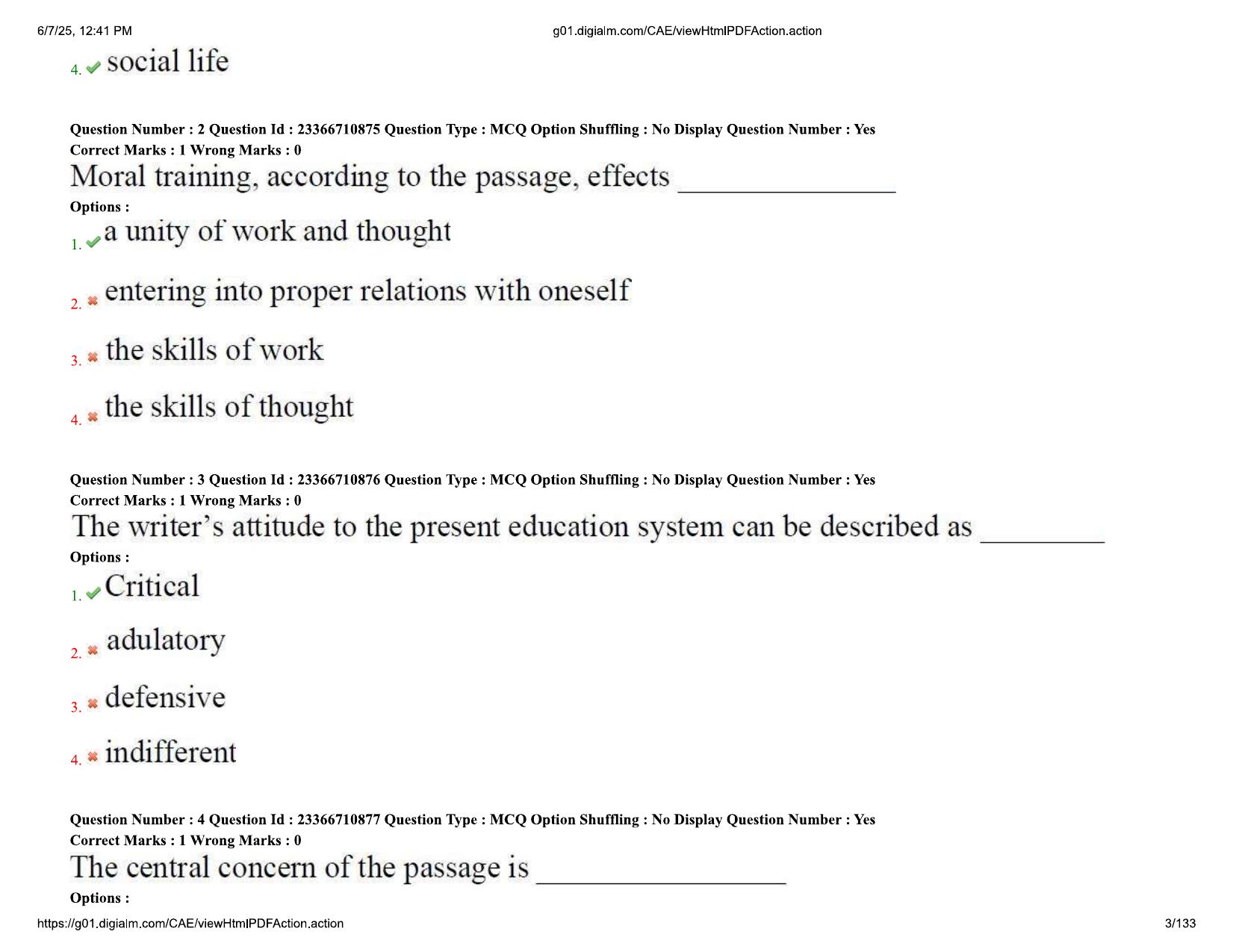 AP EDCET 2025 Biological Science Question Paper with Answer Key (URDU) - Page 3