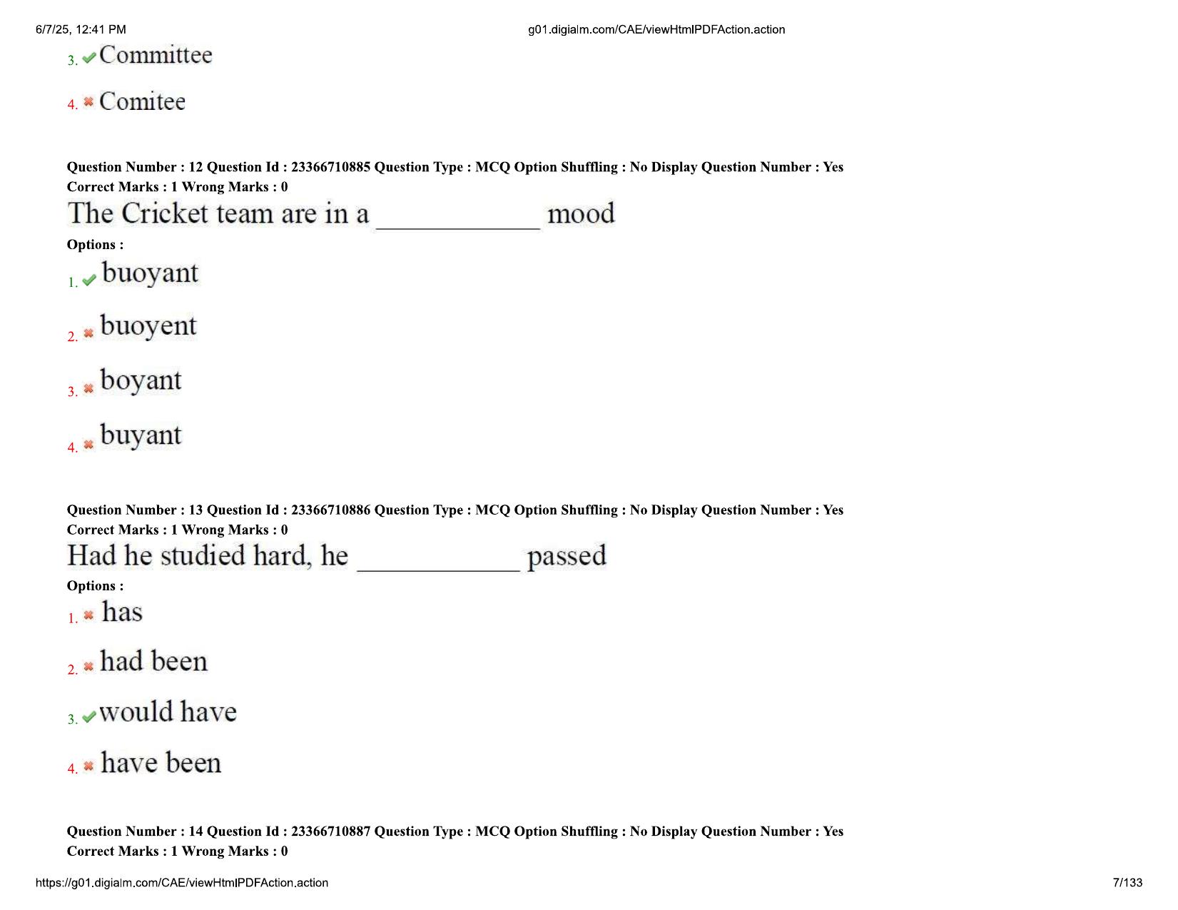 AP EDCET 2025 Biological Science Question Paper with Answer Key (URDU) - Page 7