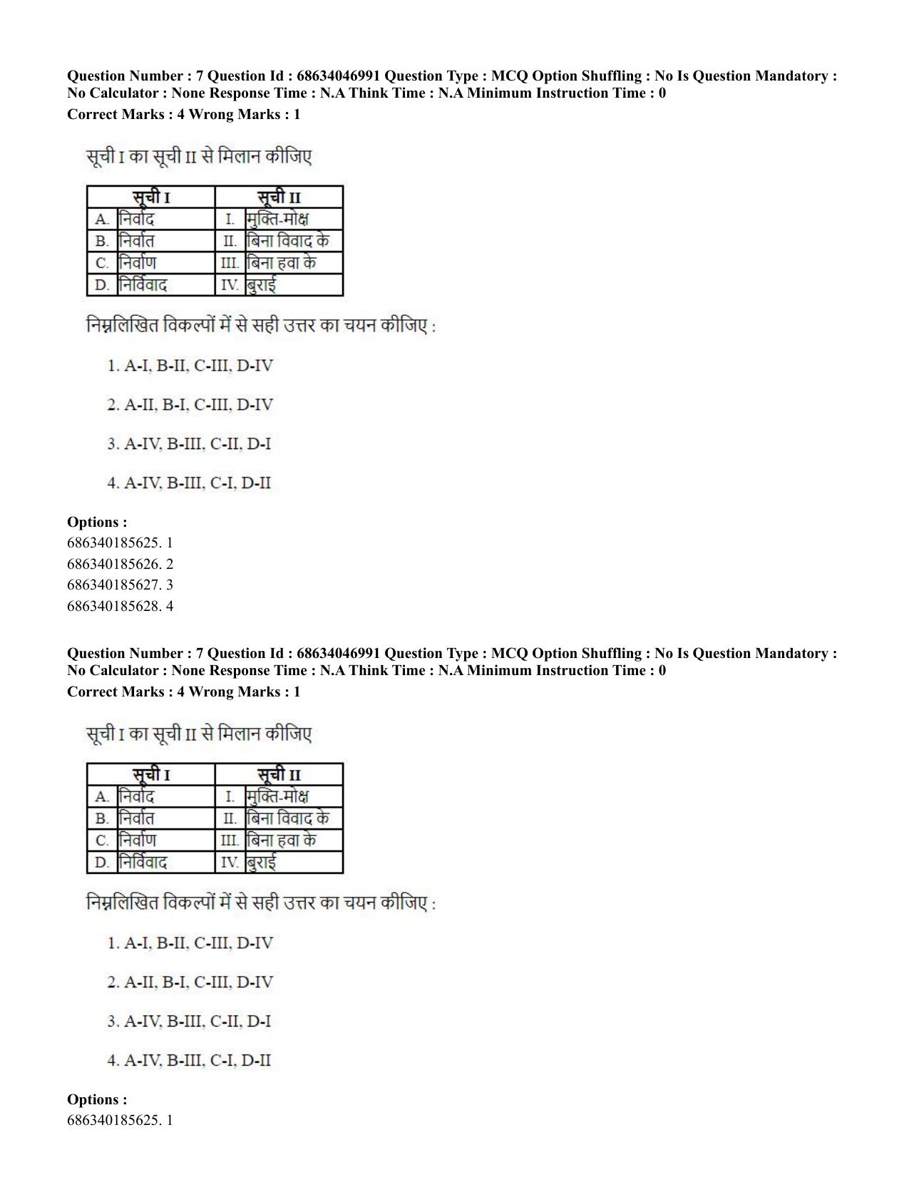 CUET PG 2023: LAQP01 – English (Hin)-Shift 2 (30-06-2023) Question Paper - Page 9