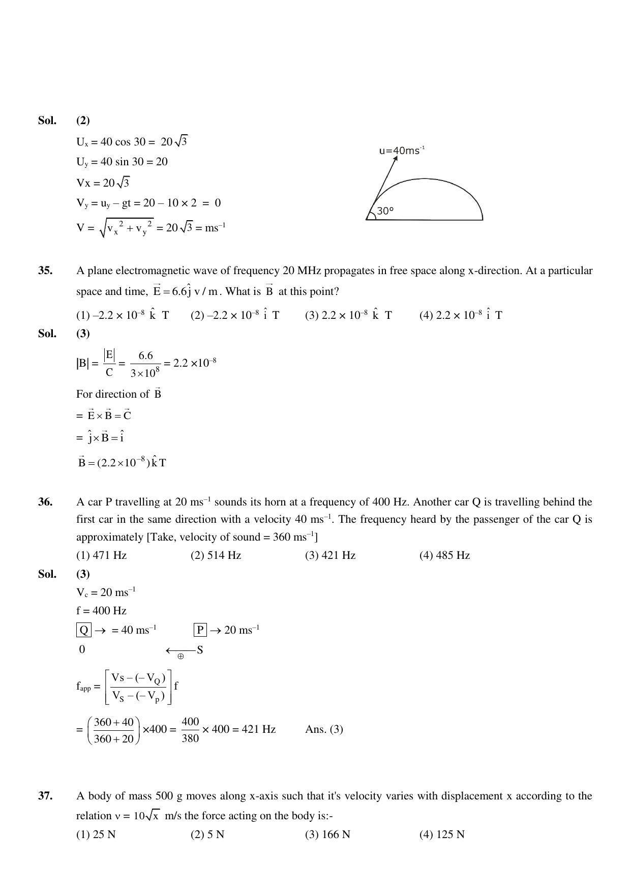 JEE Mains 2023: 11th April 2023 Shift-2 (Evening) Question Paper With Solution (April, Session-2)) - Page 18