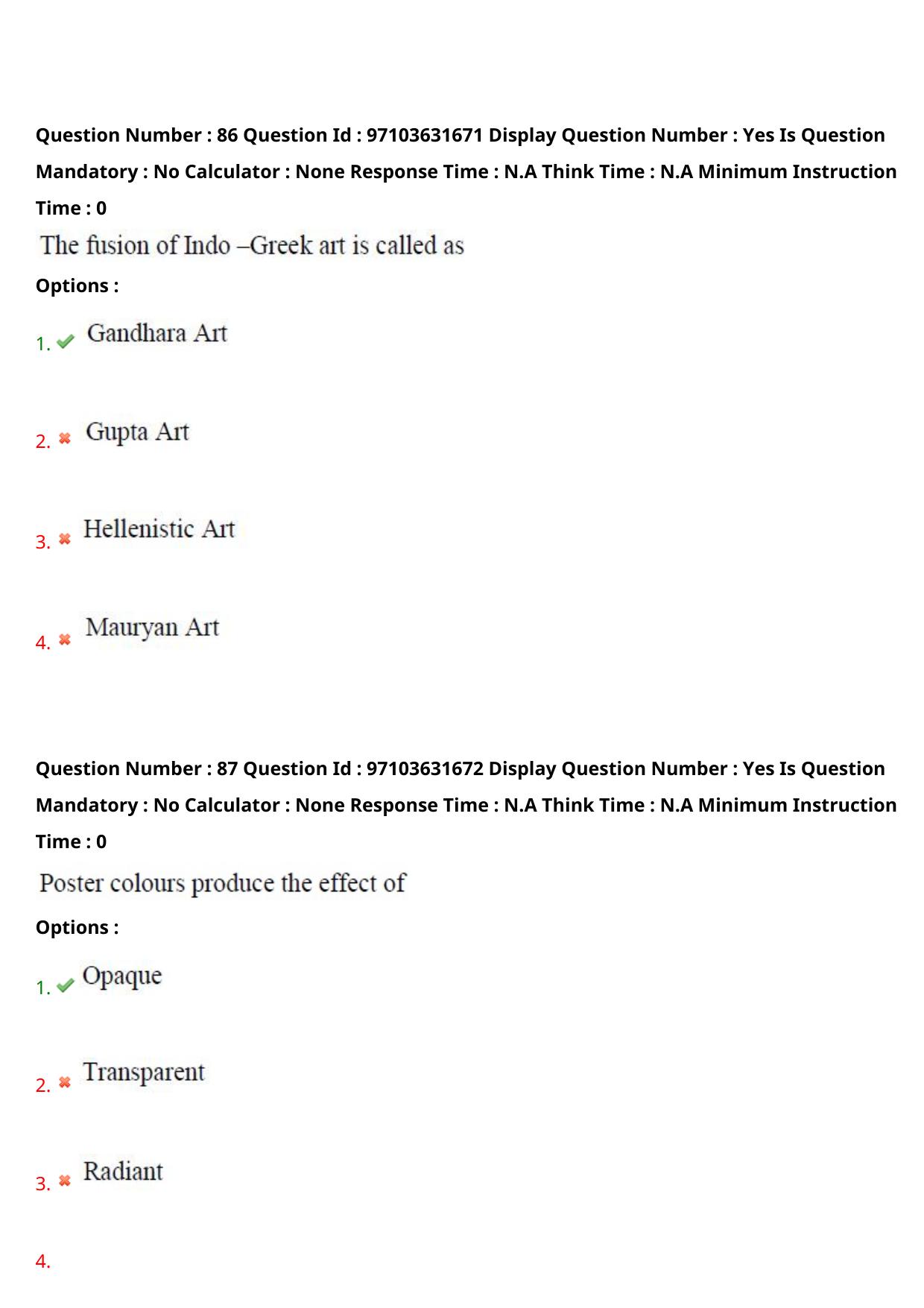 AP RCET 2024 Fine Arts Question Paper (03-05-2024 (Friday) Session-II) - Page 51
