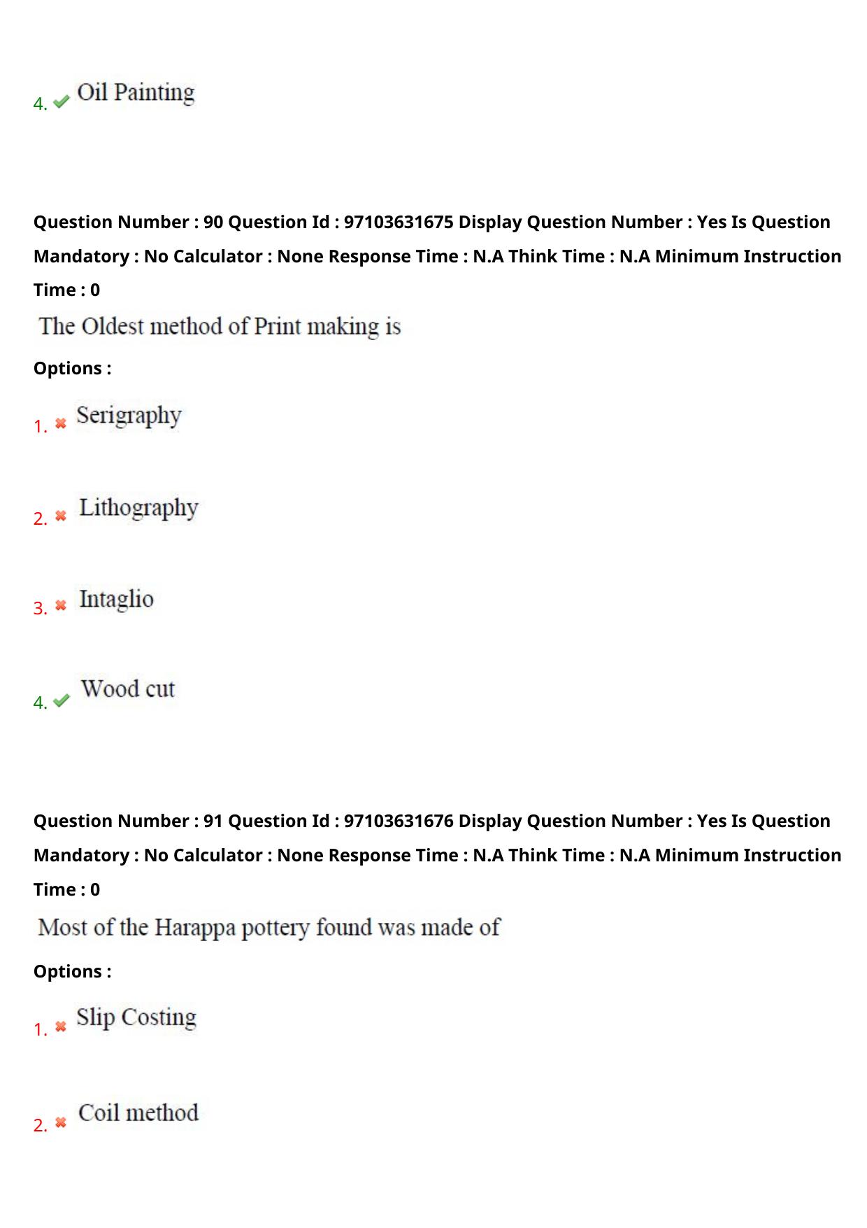 AP RCET 2024 Fine Arts Question Paper (03-05-2024 (Friday) Session-II) - Page 53