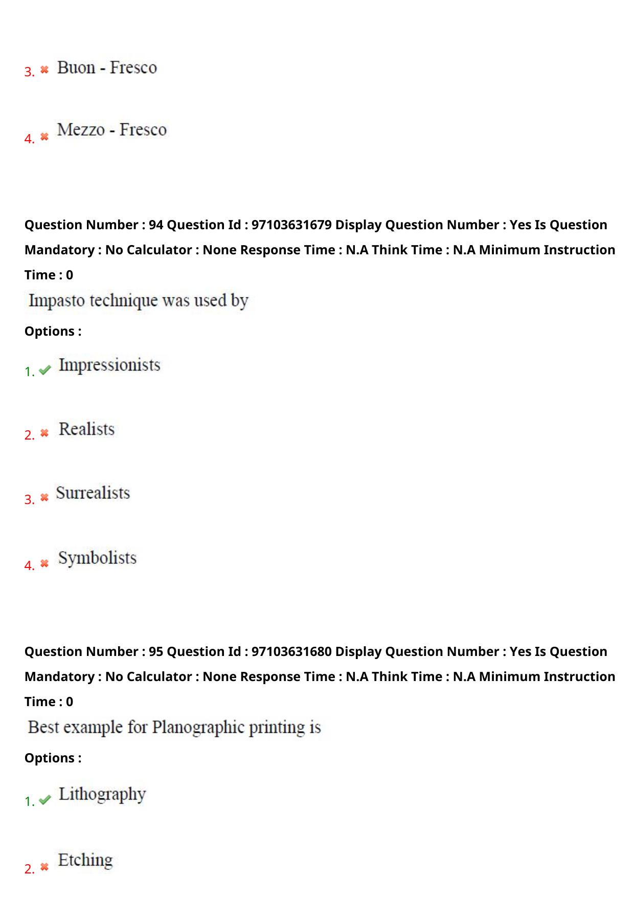 AP RCET 2024 Fine Arts Question Paper (03-05-2024 (Friday) Session-II) - Page 55