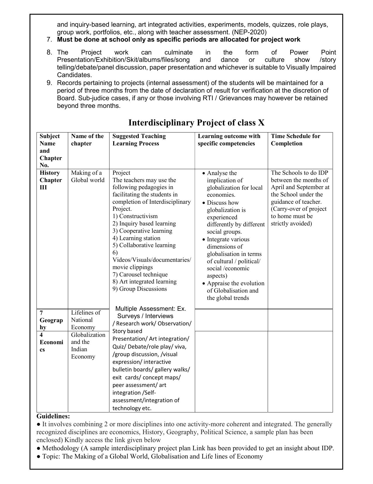 Edudel Class 10 Social Science (English Medium) Syllabus 2025 - Page 17