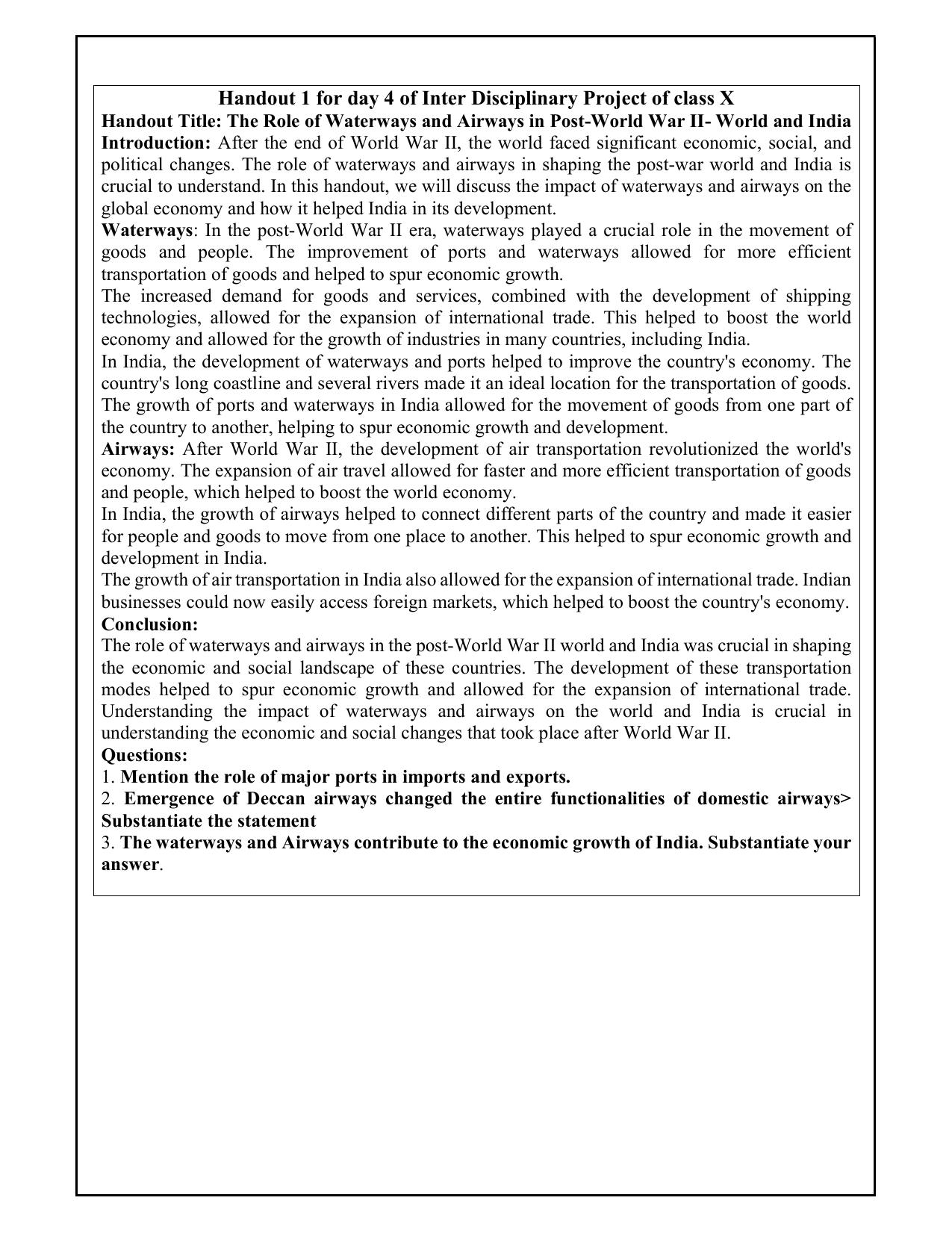 Edudel Class 10 Social Science (English Medium) Syllabus 2025 - Page 21
