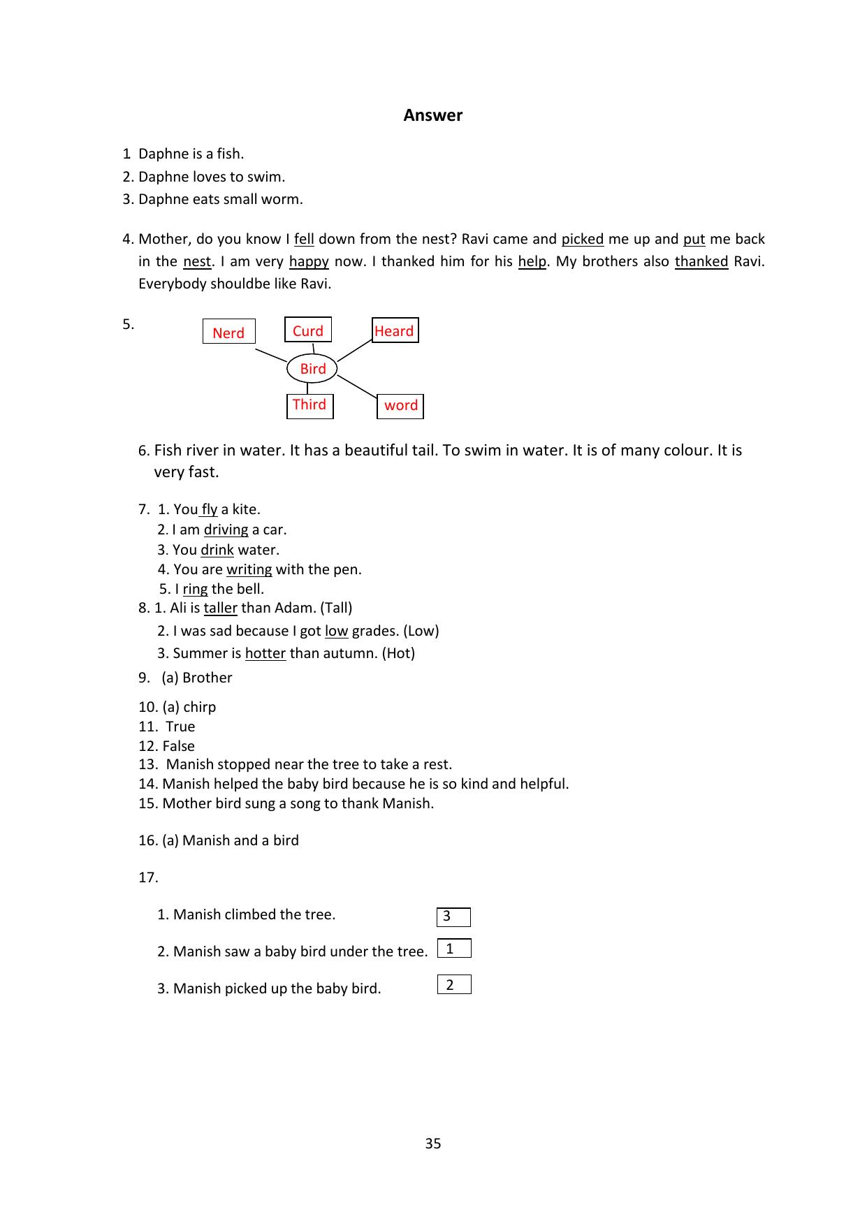 Chhattisgarh Board Class 4 English Question Bank - Page 39