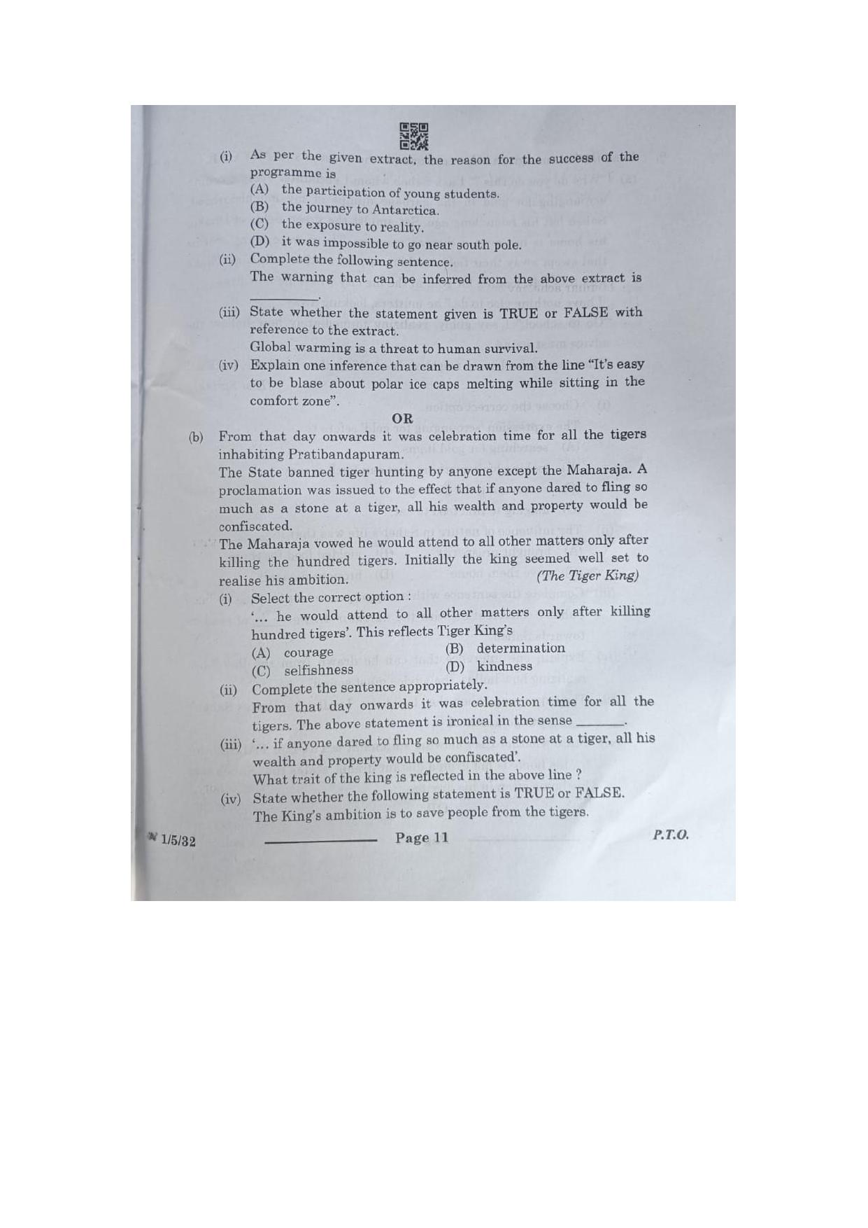 1/5/1 English Core Set 1 2024 Question Paper - Page 11