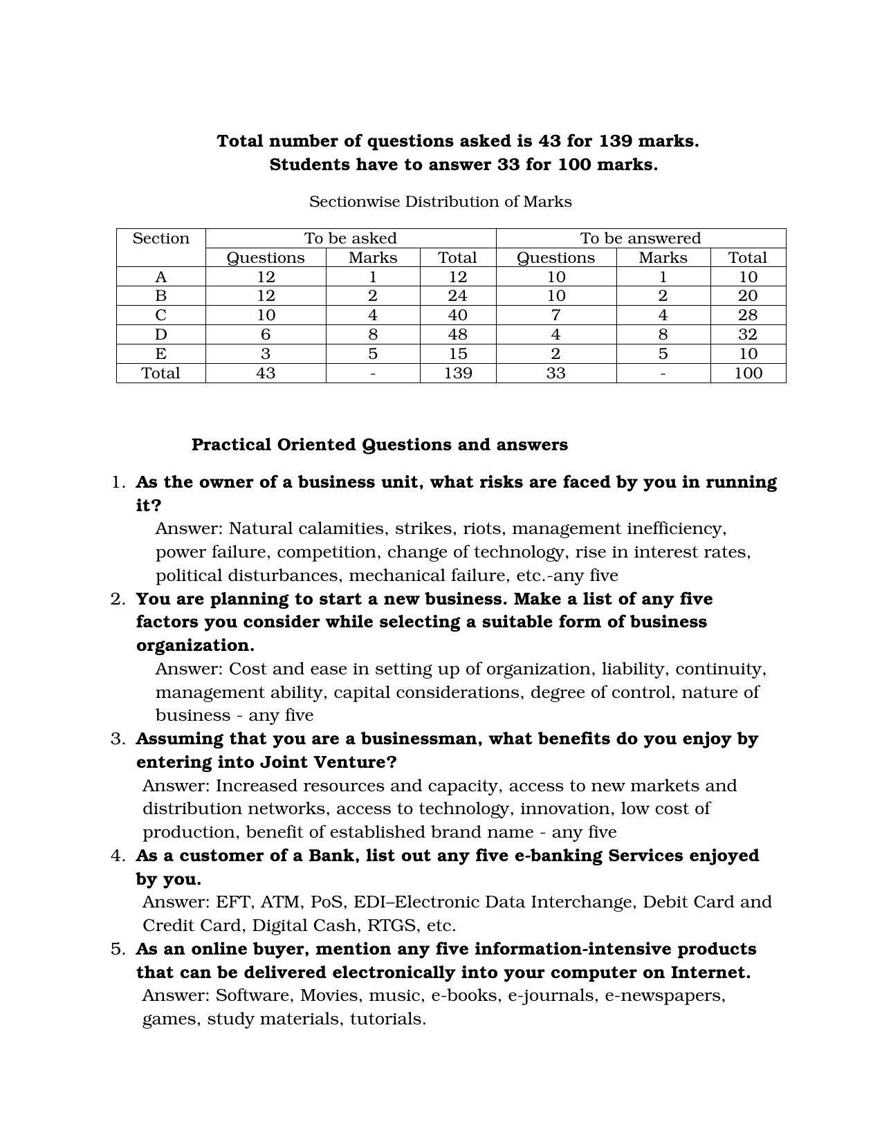 Karnataka 1st PUC Question Bank for Business Studies QB - Page 2