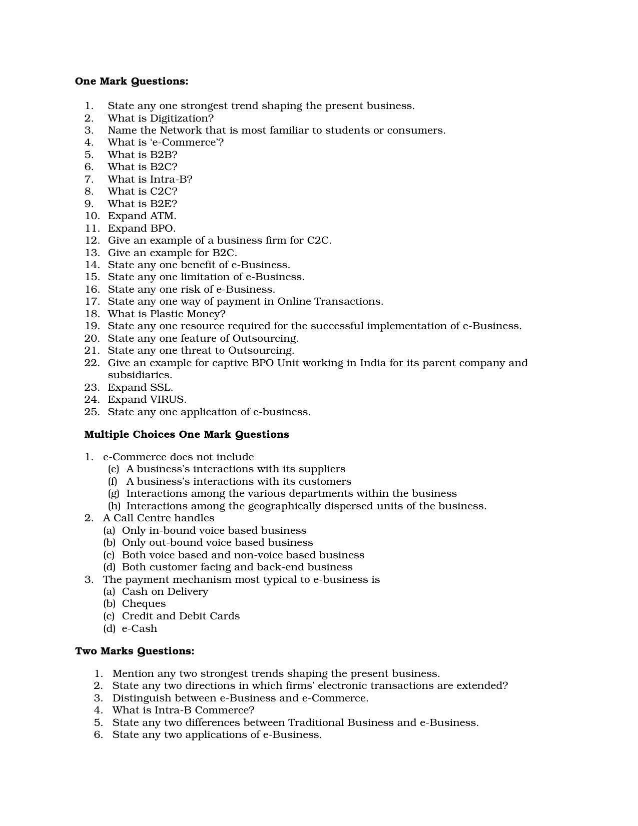 Karnataka 1st PUC Question Bank for Business Studies QB - Page 14