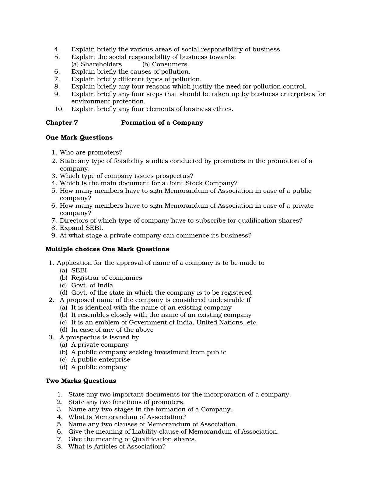 Karnataka 1st PUC Question Bank for Business Studies QB - Page 17