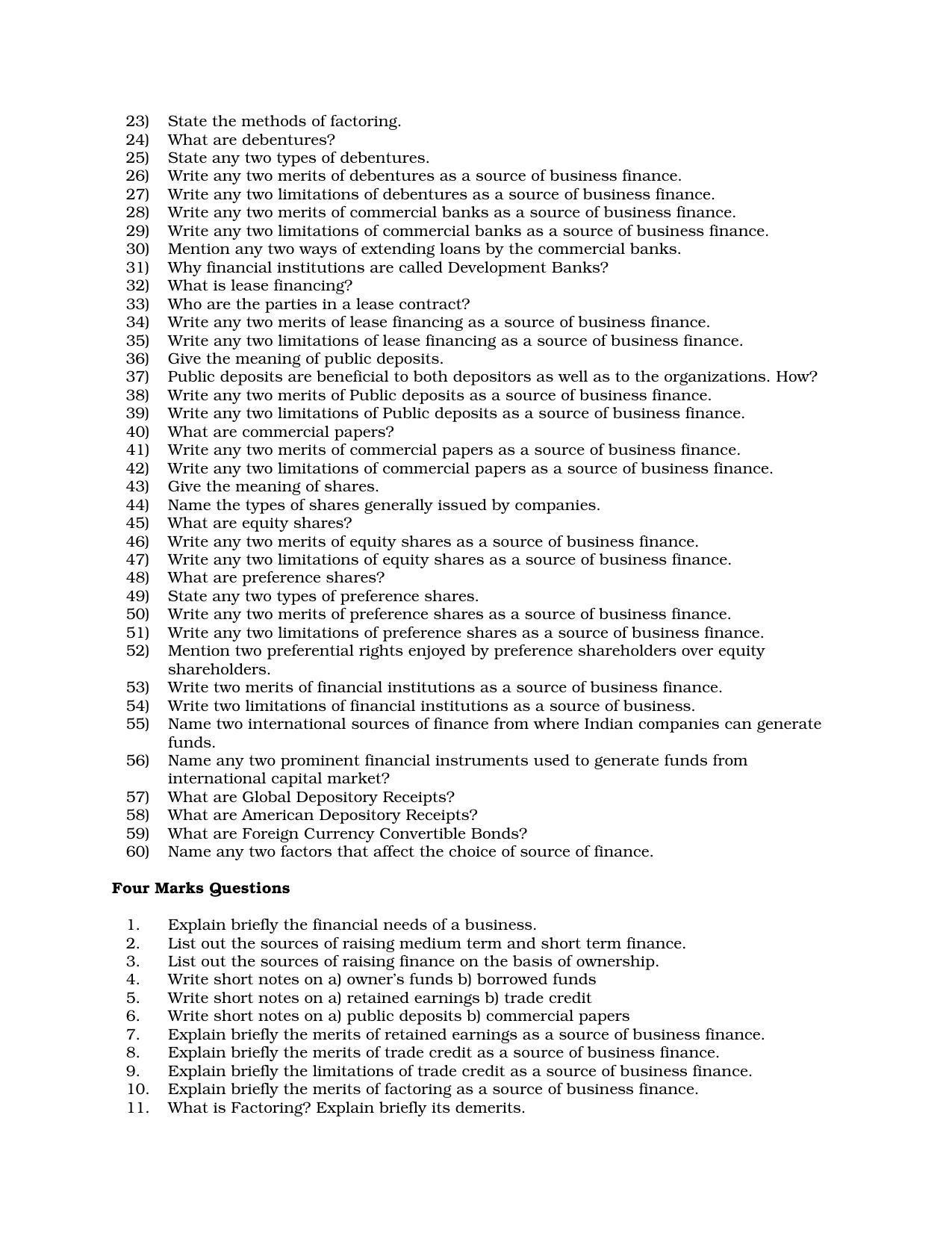 Karnataka 1st PUC Question Bank for Business Studies QB - Page 21